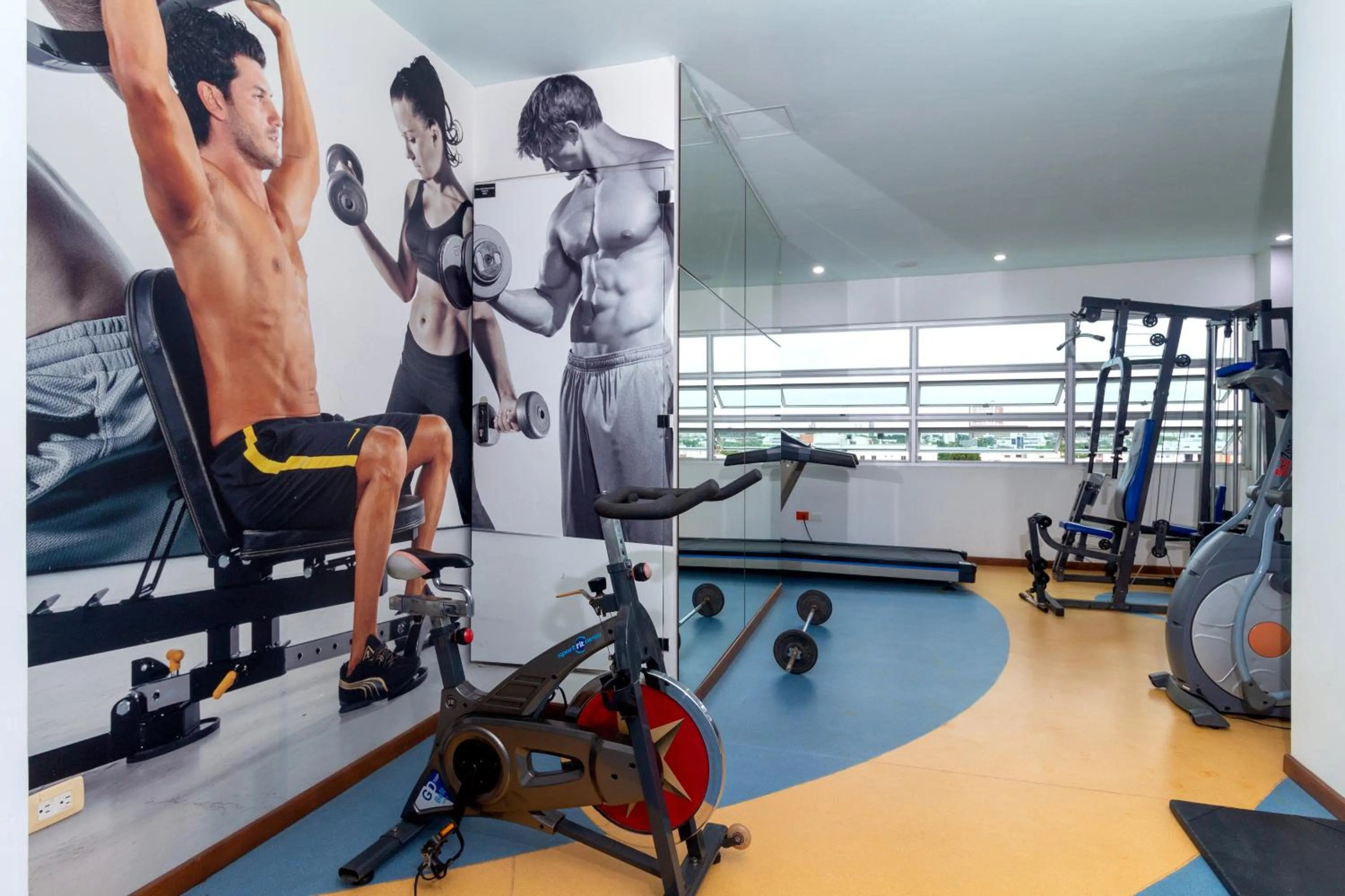 Fitness centre/facilities in Hotel Baroca