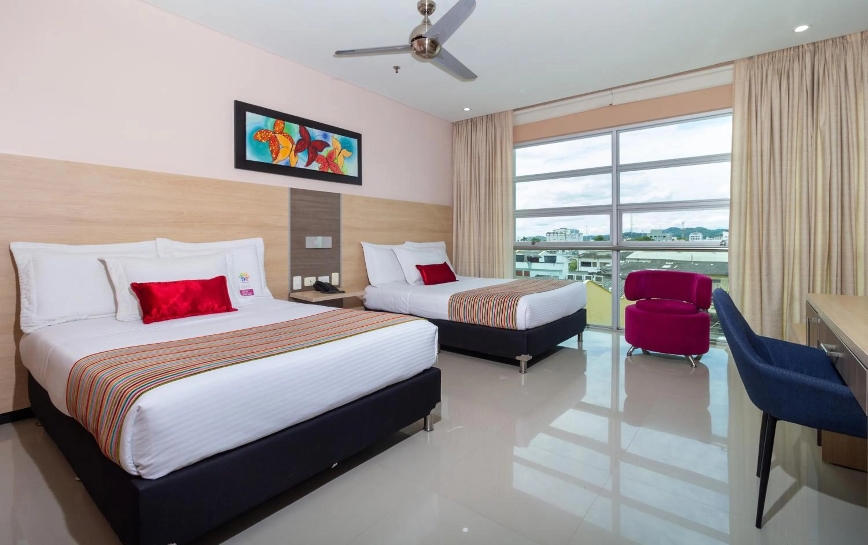 TV and multimedia, Bed in Hotel Baroca