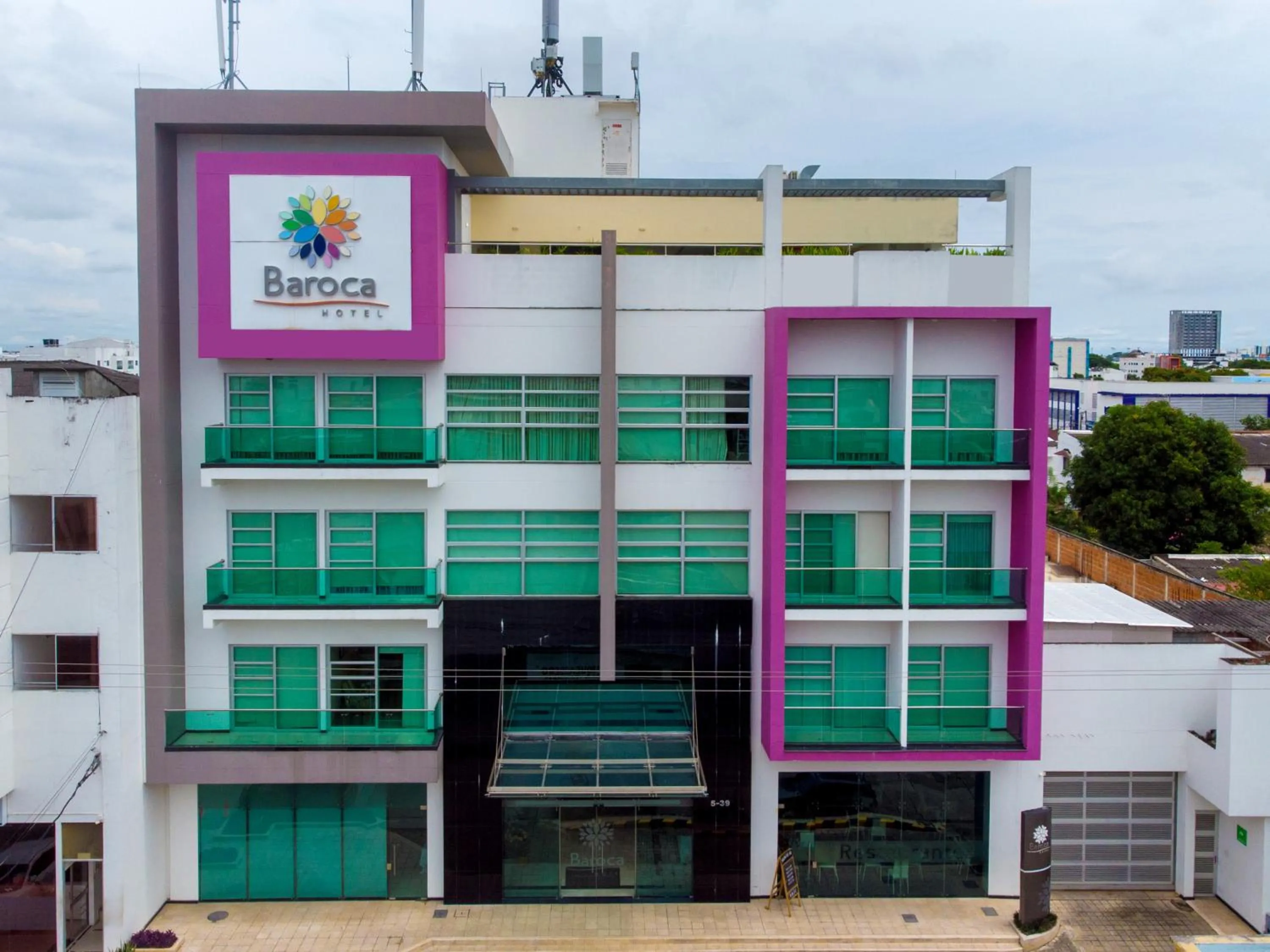 Property building in Hotel Baroca