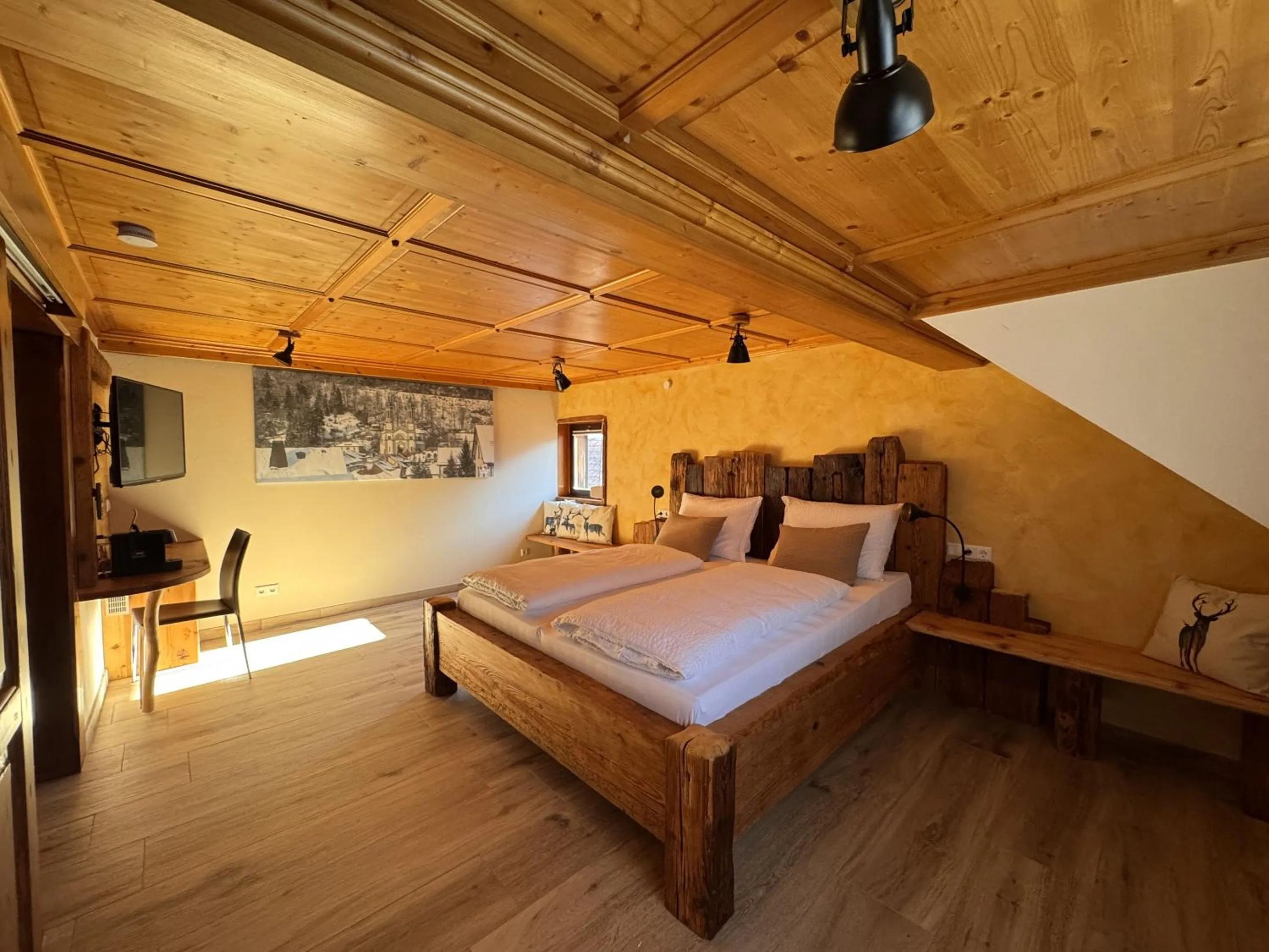 Bedroom, Bed in Black Forest Hotel Todtnau