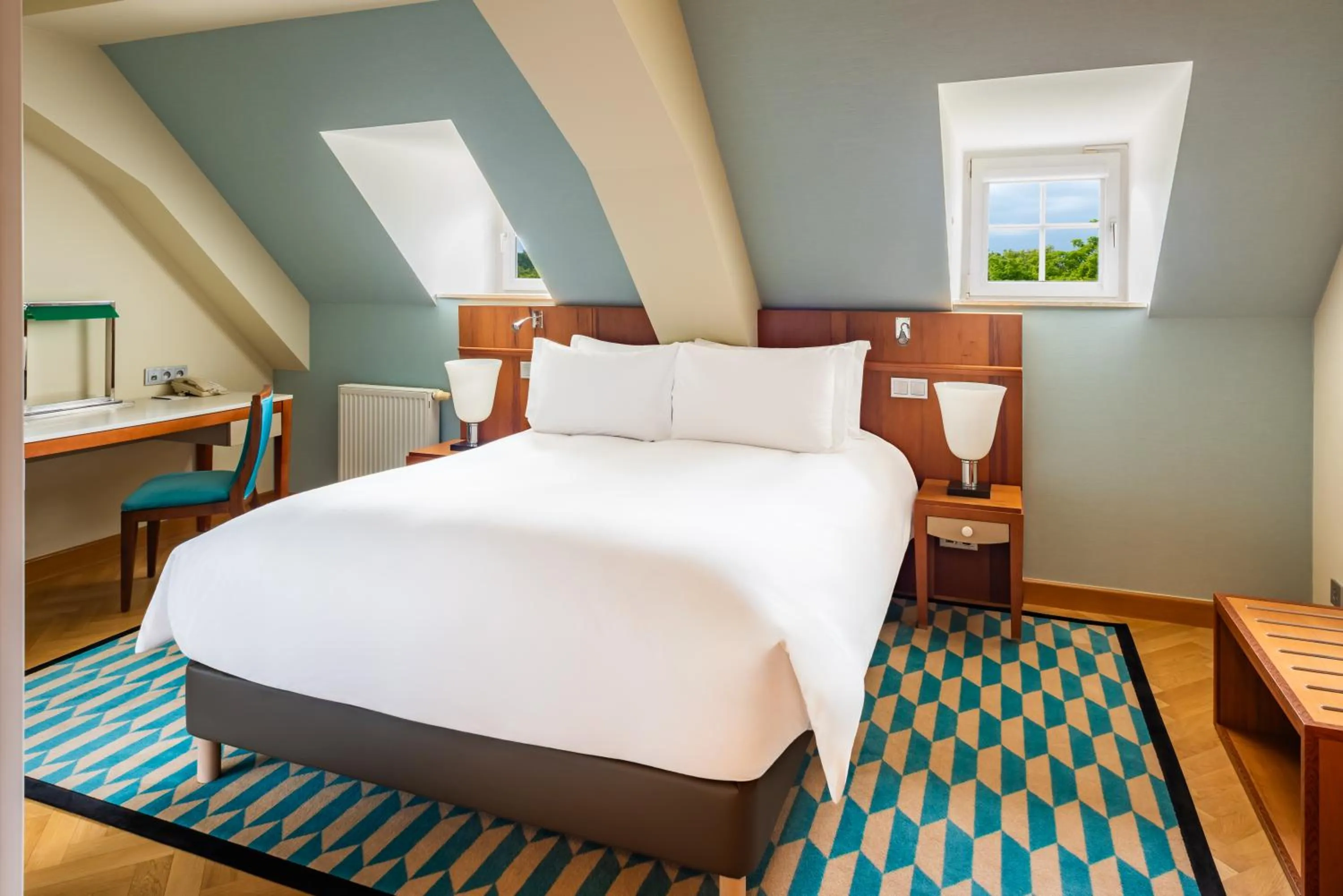 Bed in Sofitel Grand Sopot