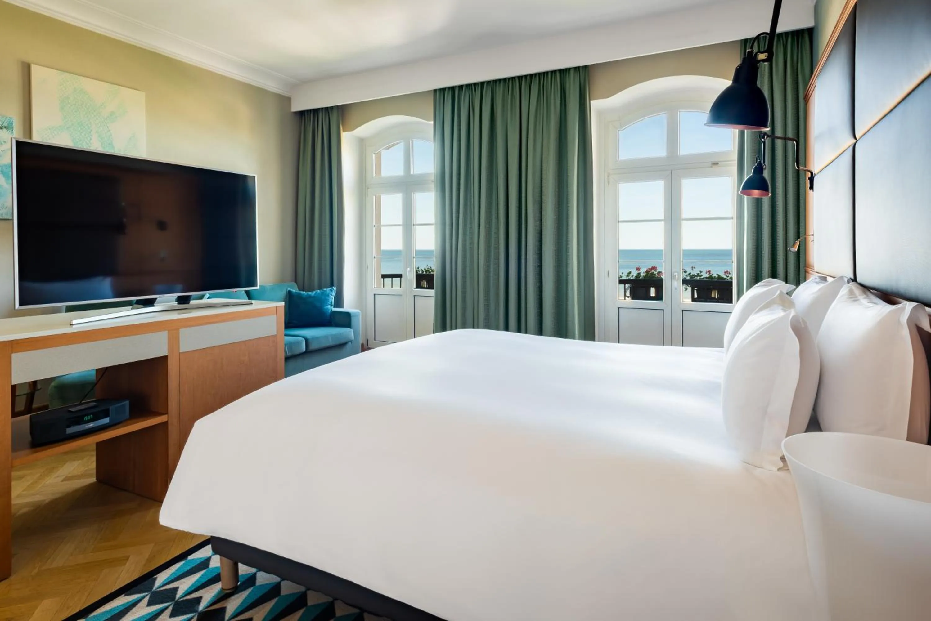 Bed in Sofitel Grand Sopot