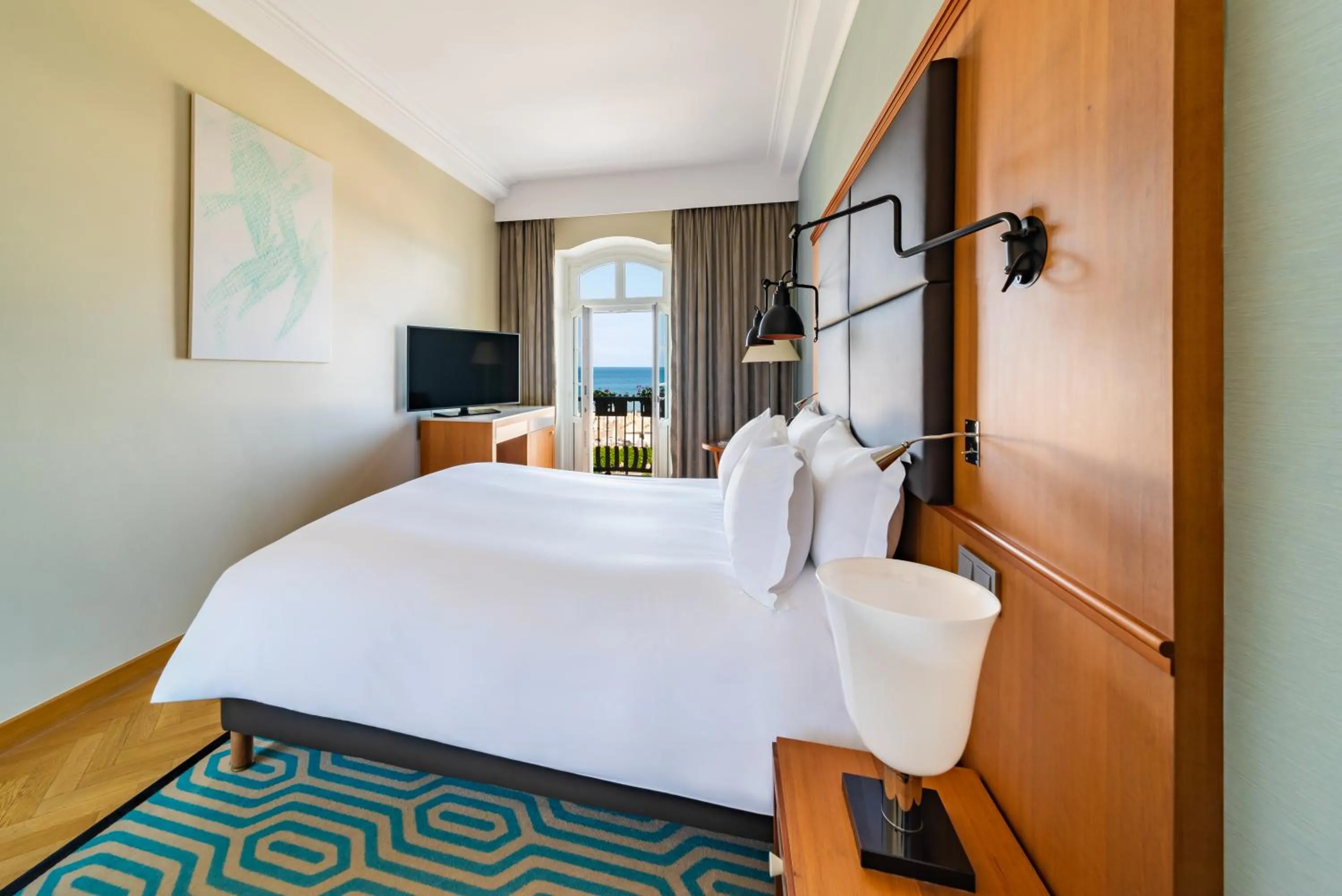 Bed in Sofitel Grand Sopot