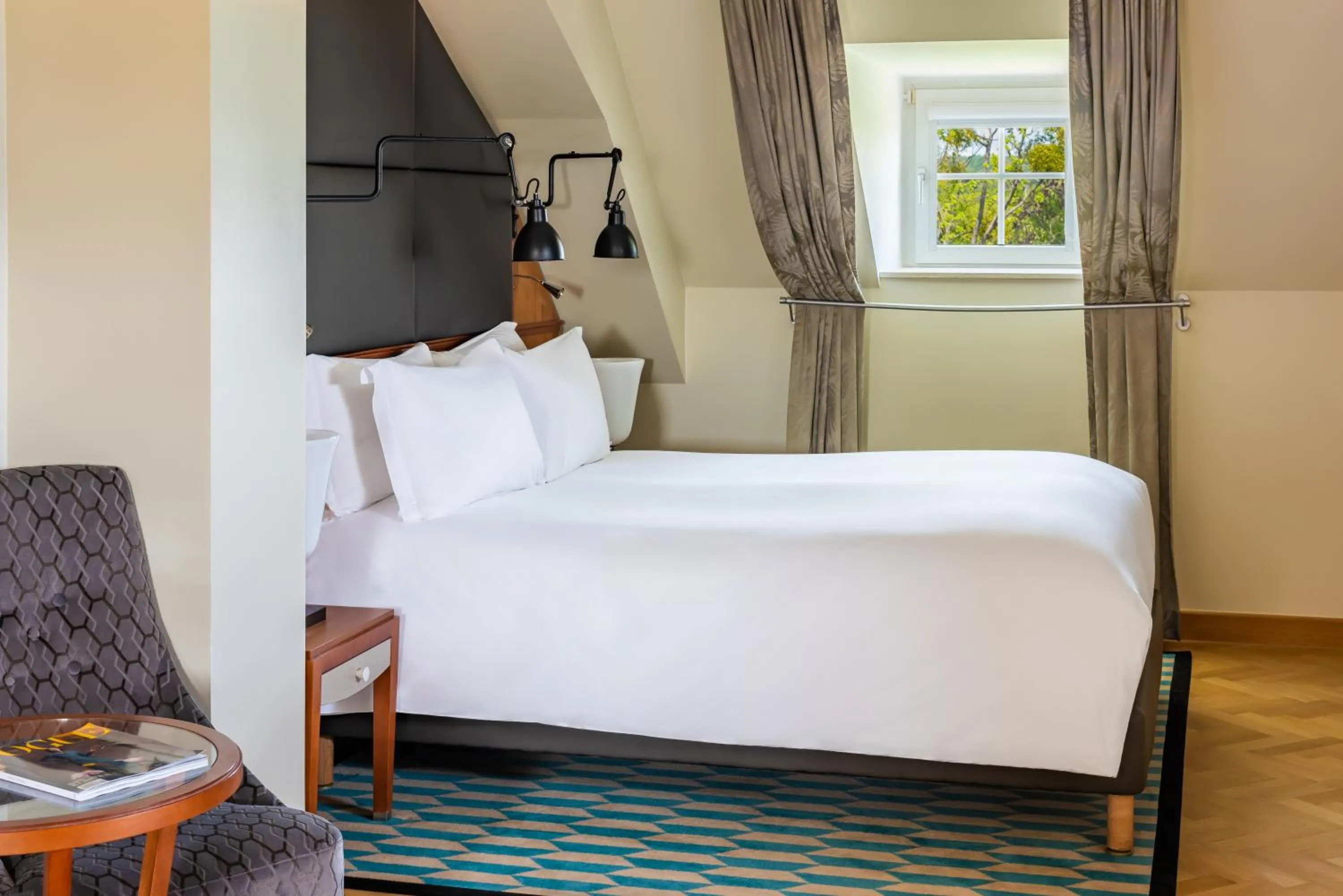 Bed in Sofitel Grand Sopot