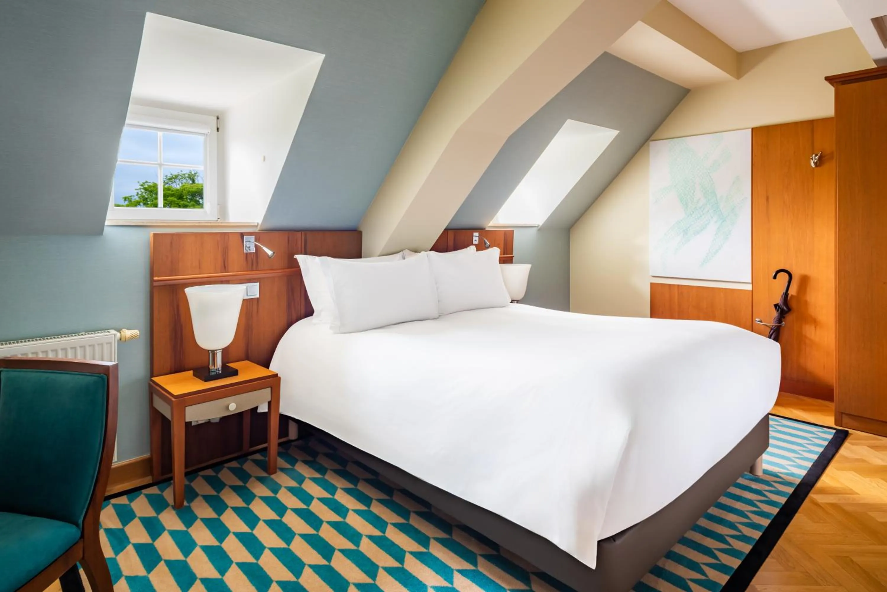 Bed in Sofitel Grand Sopot