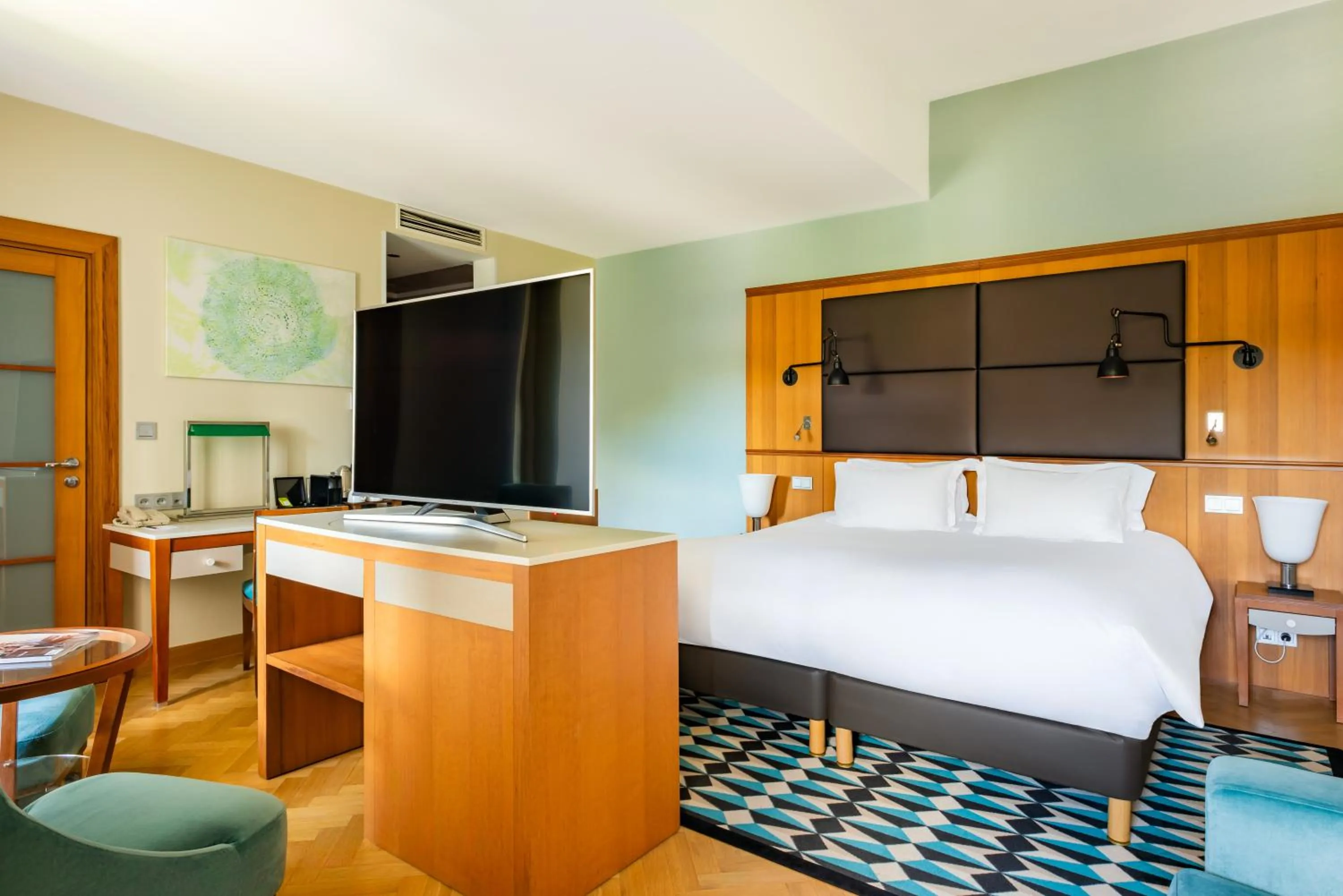 Bed in Sofitel Grand Sopot