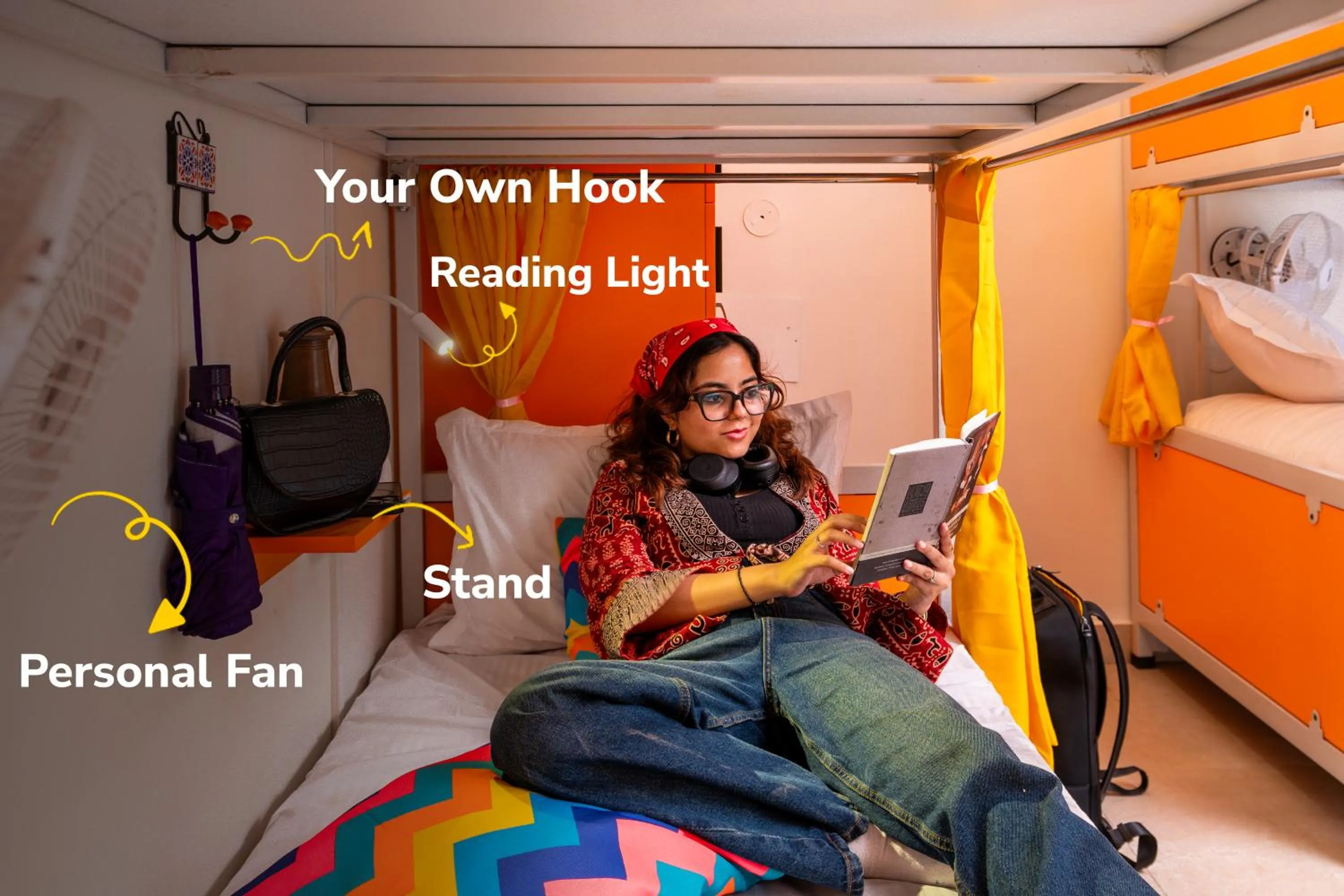 bunk bed, Bed in goSTOPS Lite Varanasi