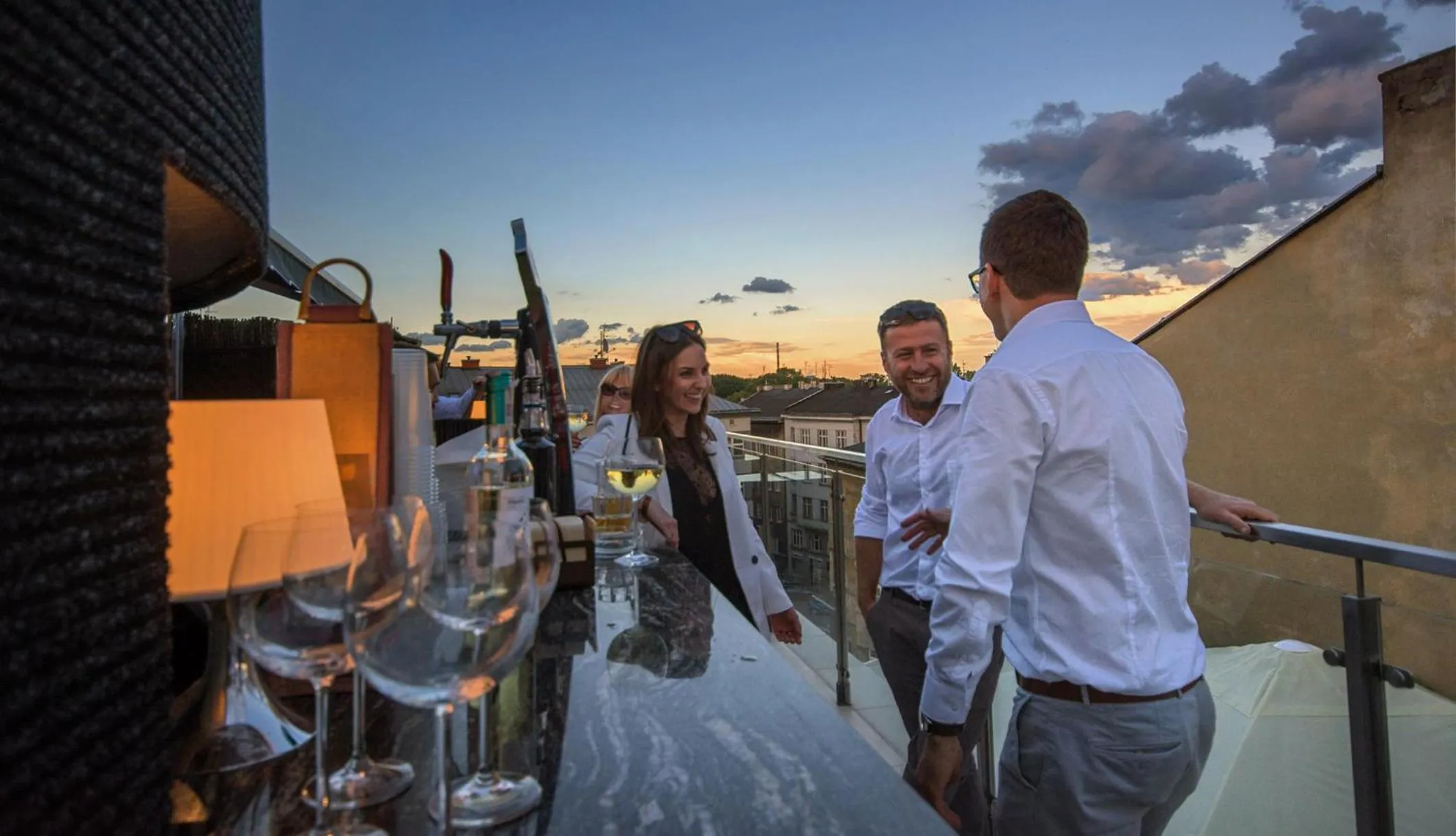 People in Hotel Rubinstein