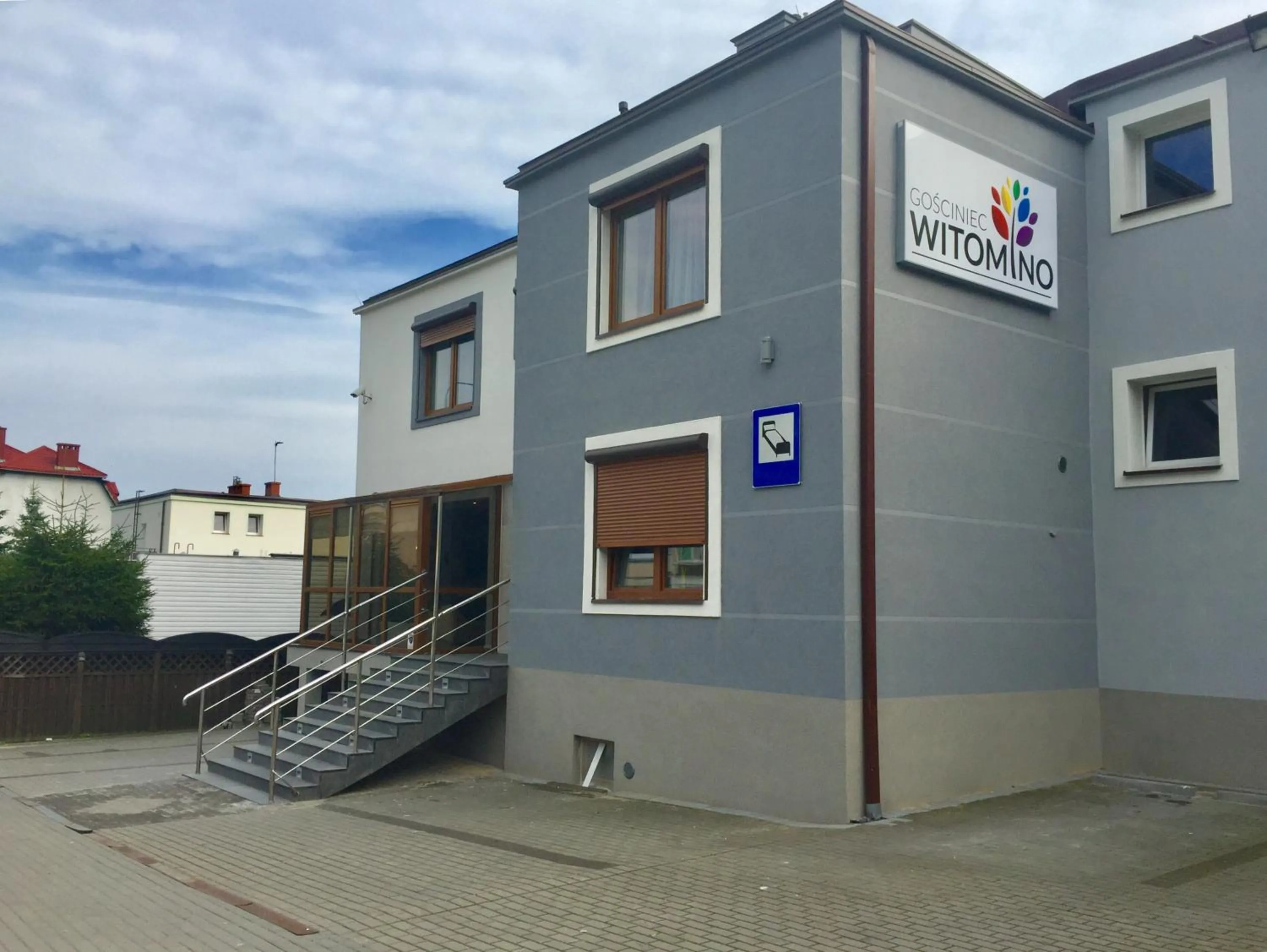 Facade/Entrance in Gościniec Witomino