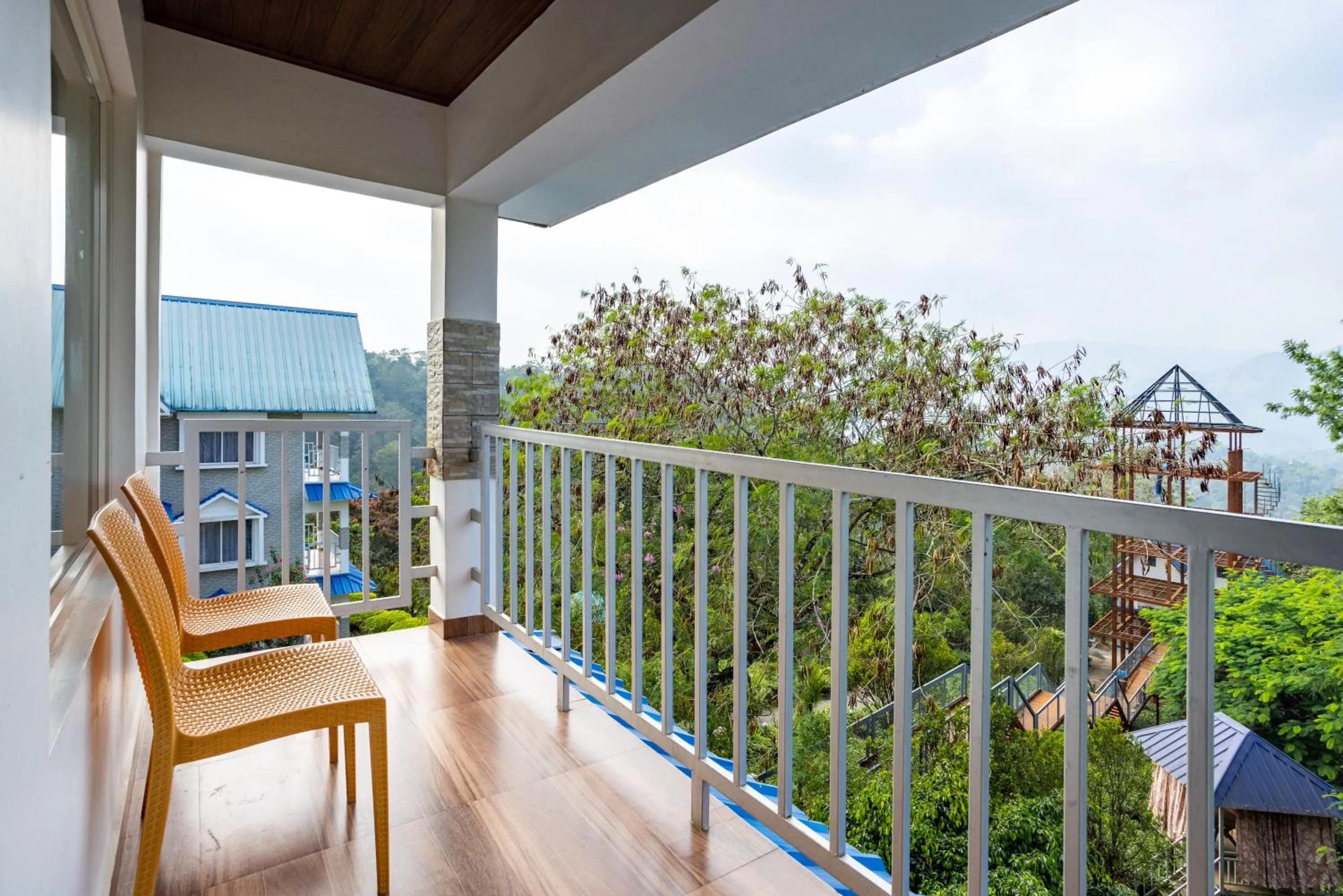 Balcony/Terrace in Eterno Camellia & Elettaria Resort with Pool