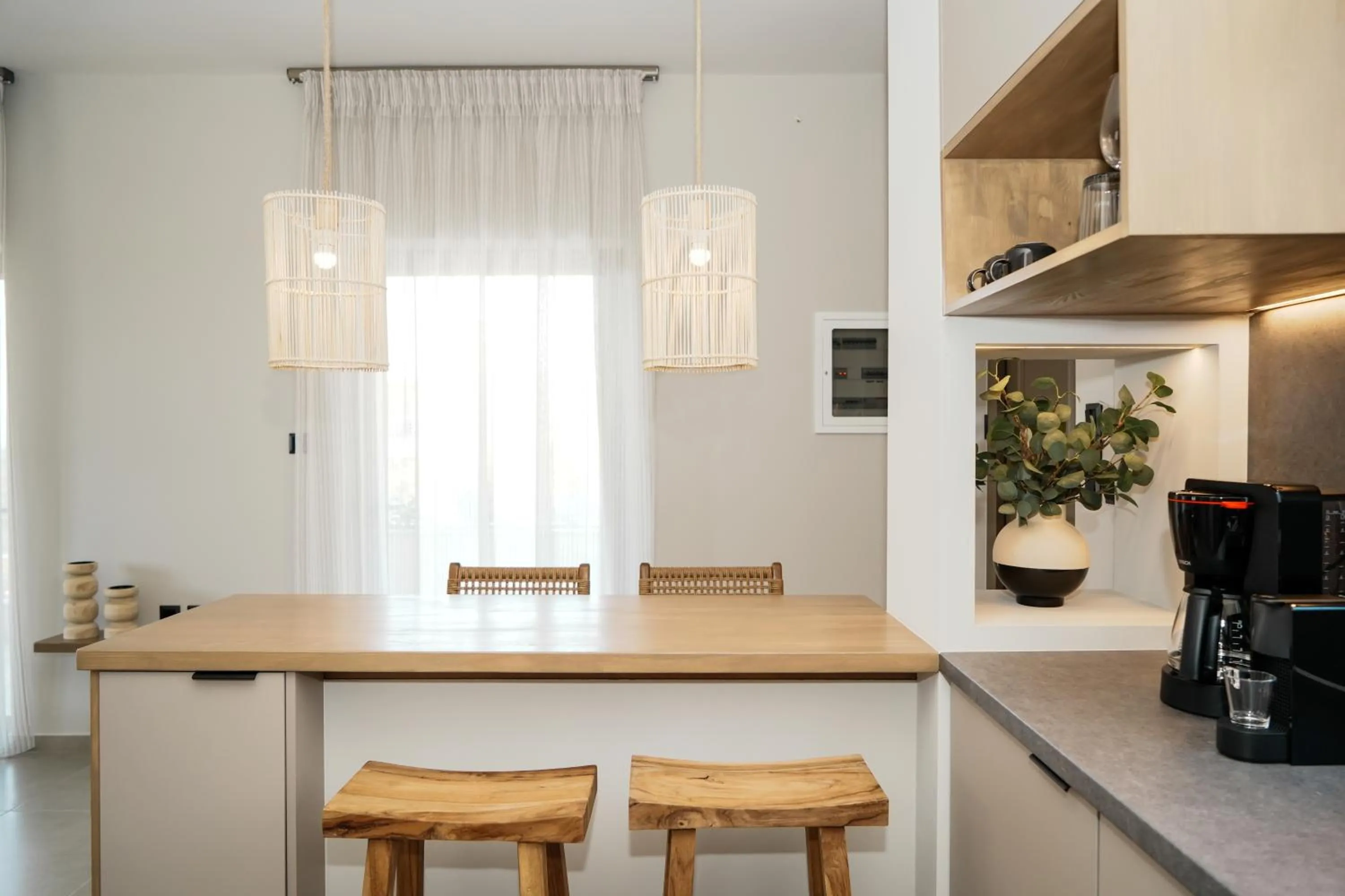 kitchen in Vardians Villas & Suites