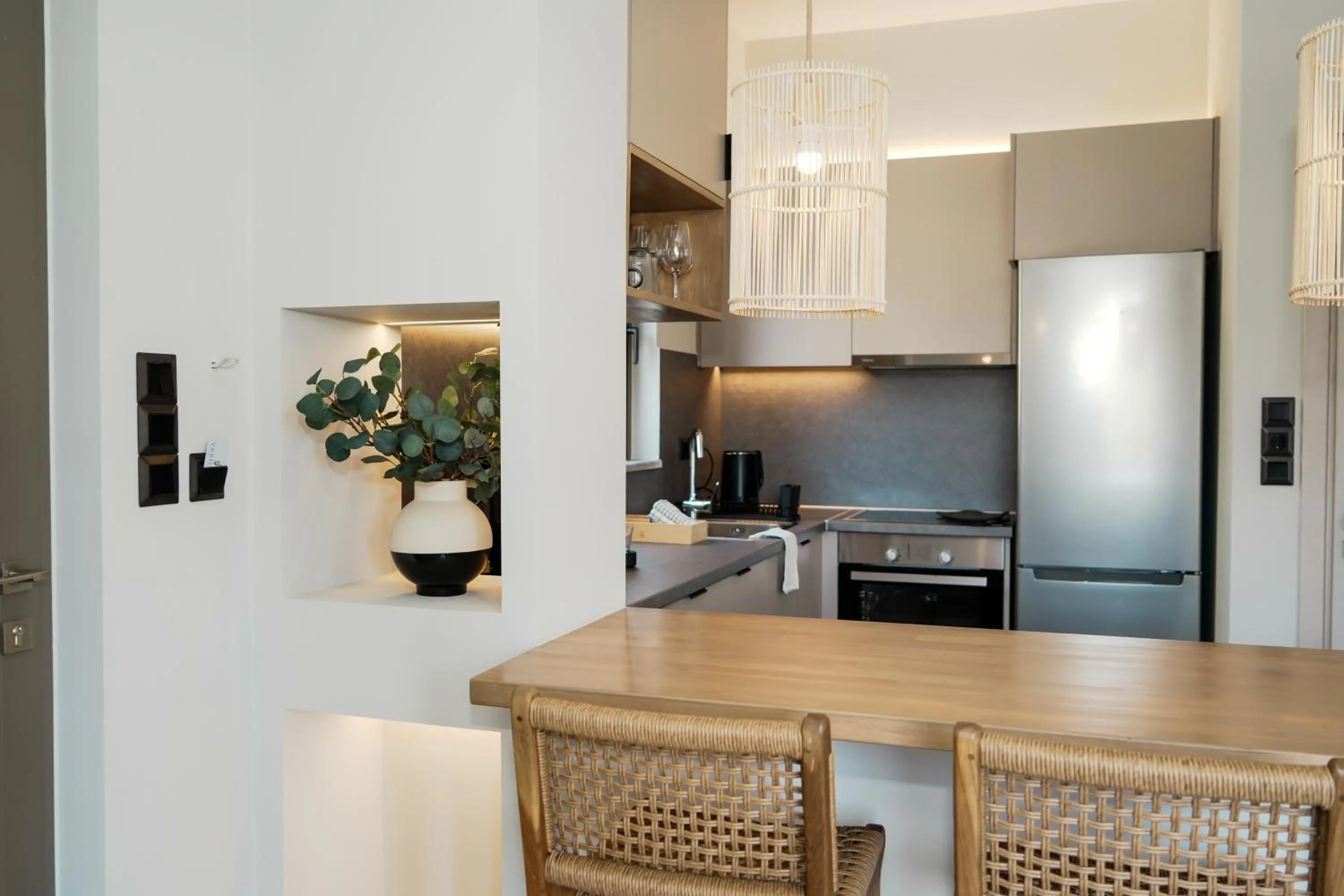 kitchen in Vardians Villas & Suites