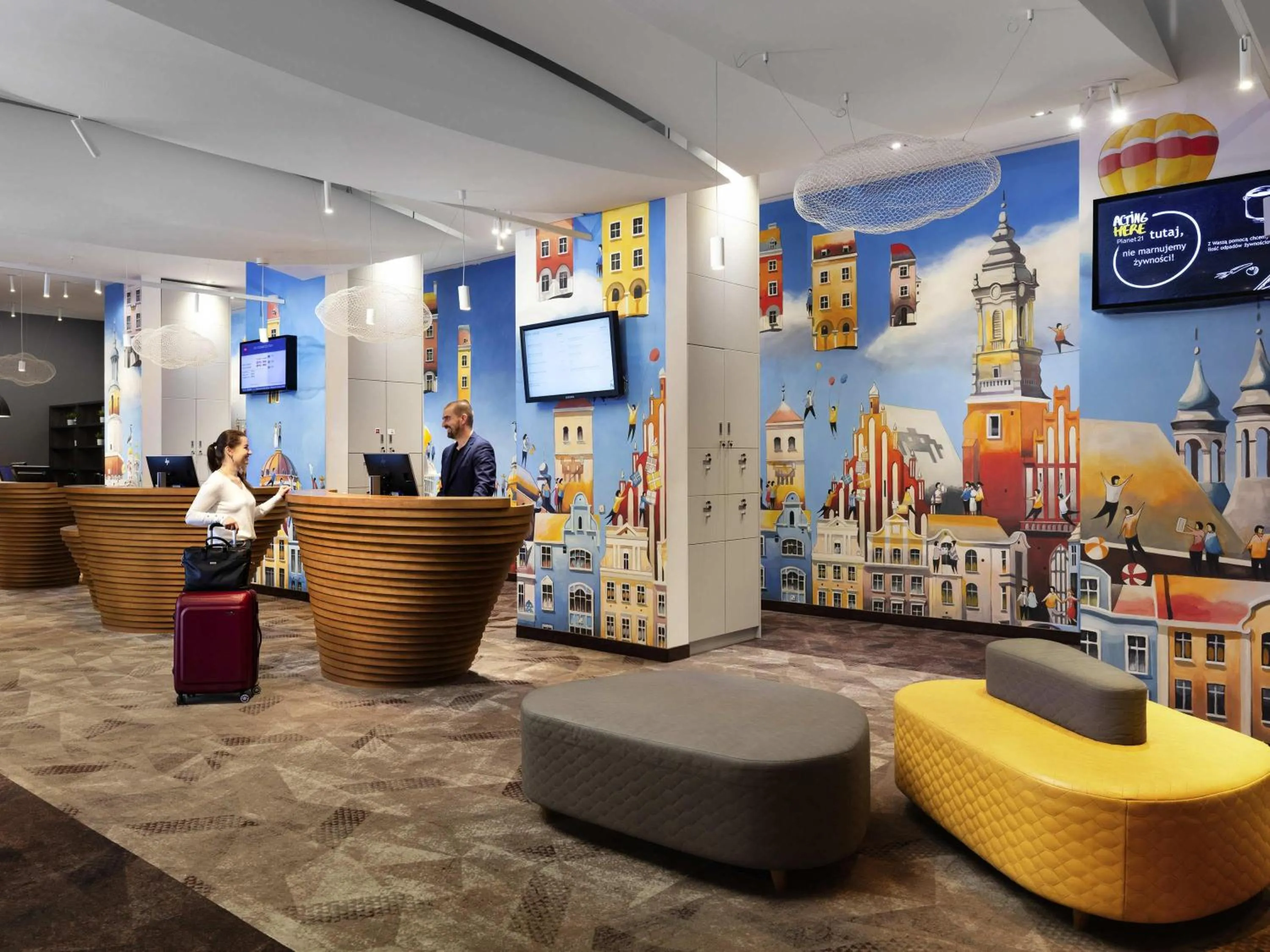 Property building in Novotel Poznan Centrum