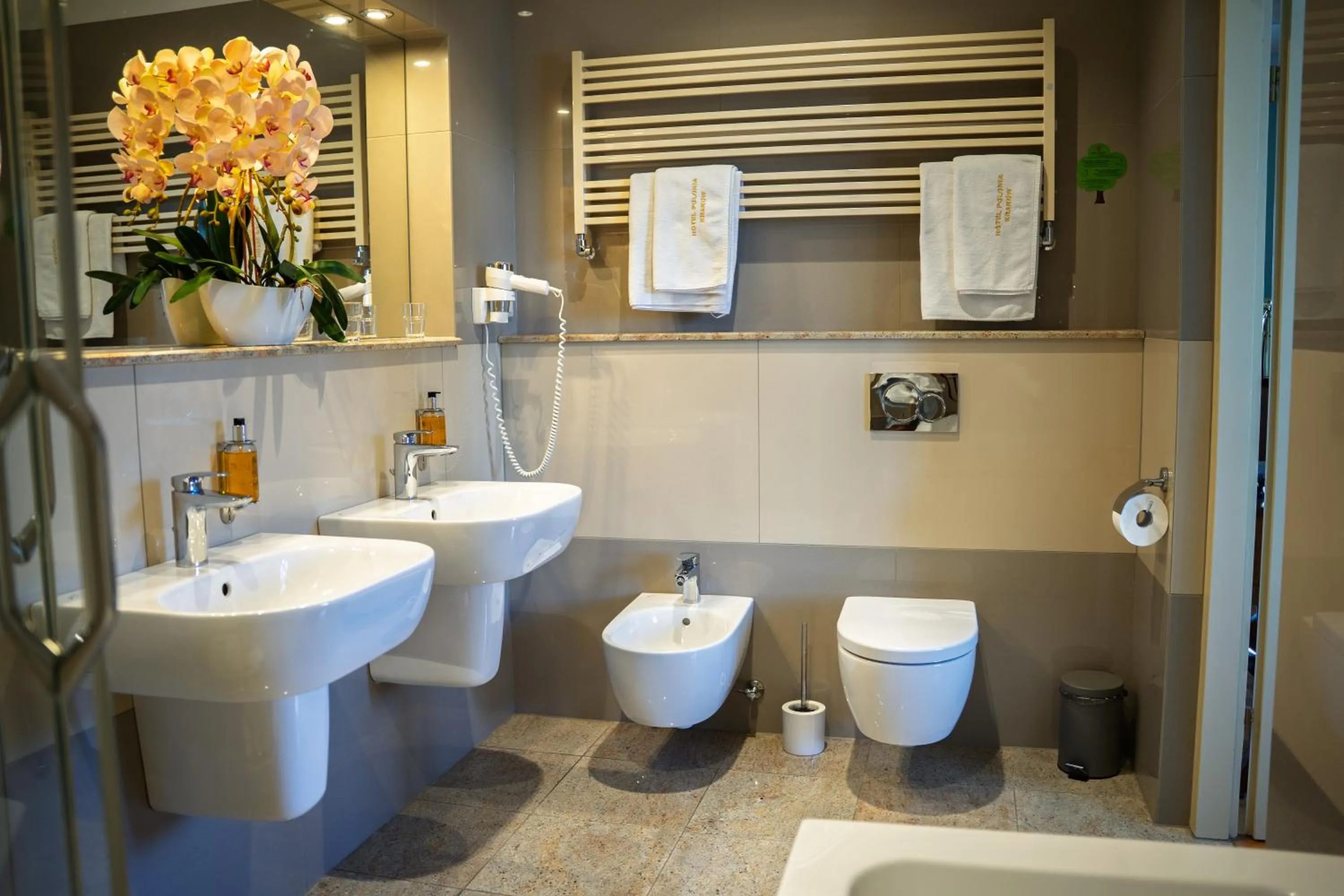 Bathroom in Hotel Polonia