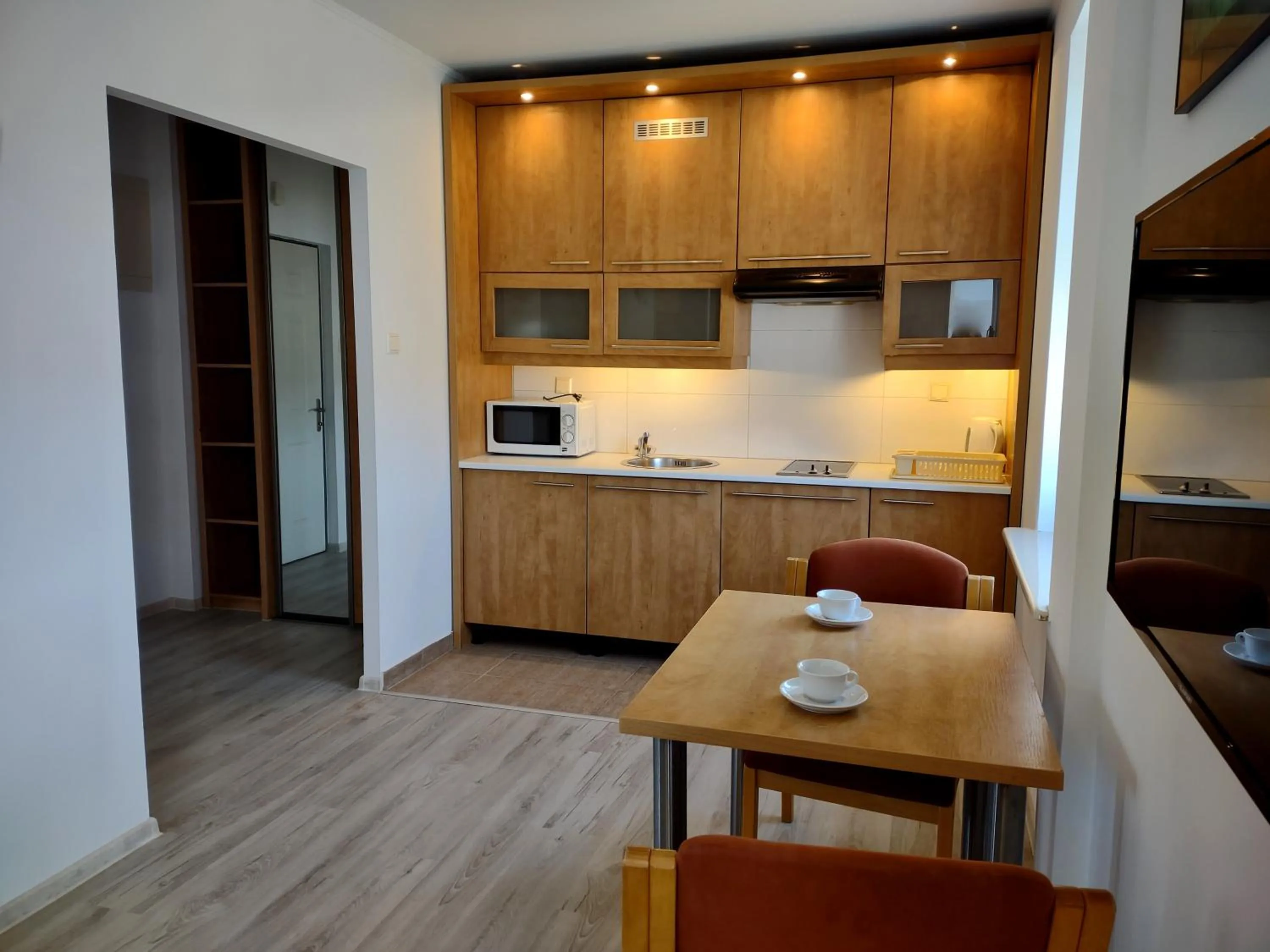 Kitchen or kitchenette in Warsaw Apartments Magnolie