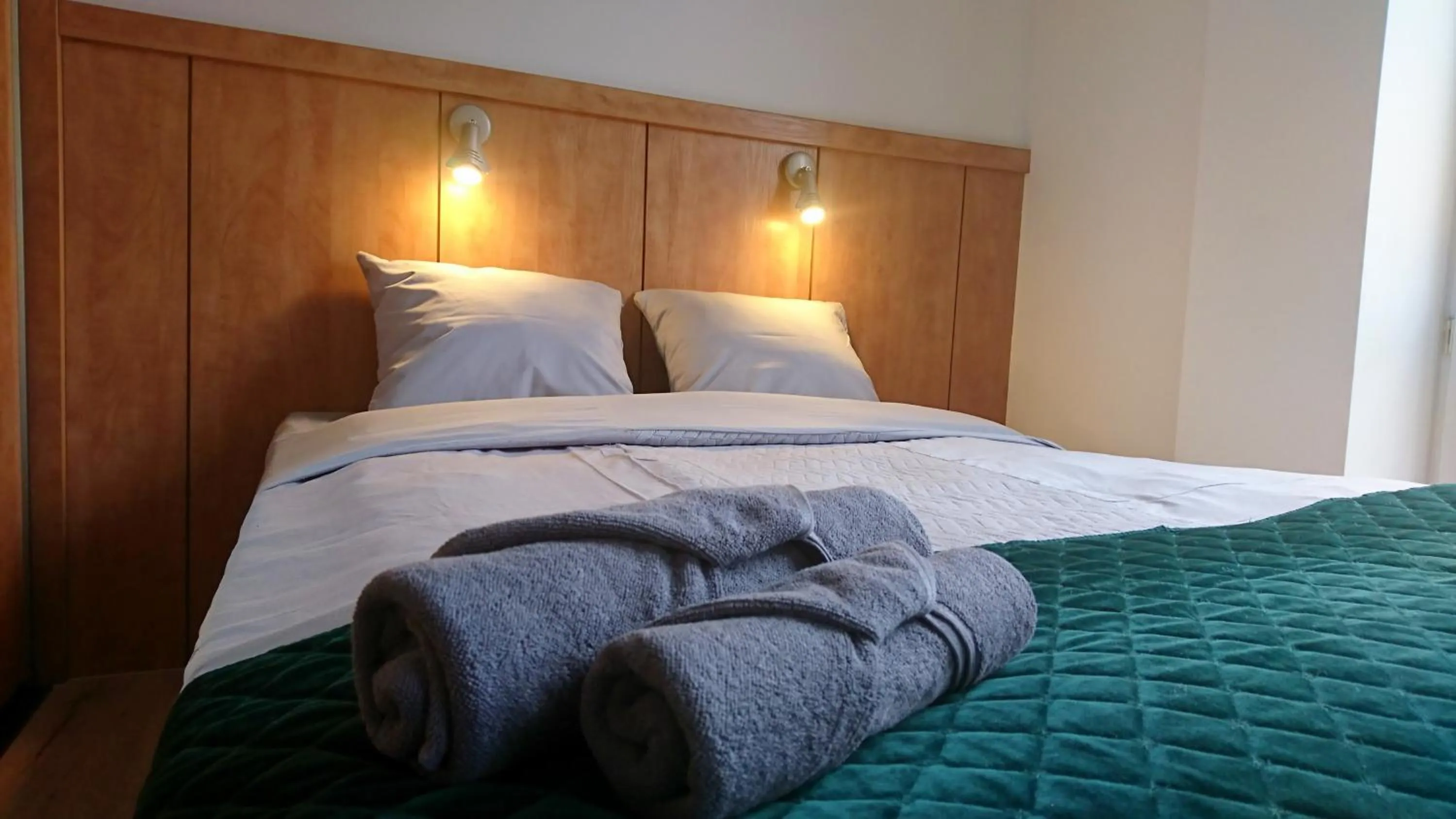 Bed in Warsaw Apartments Magnolie