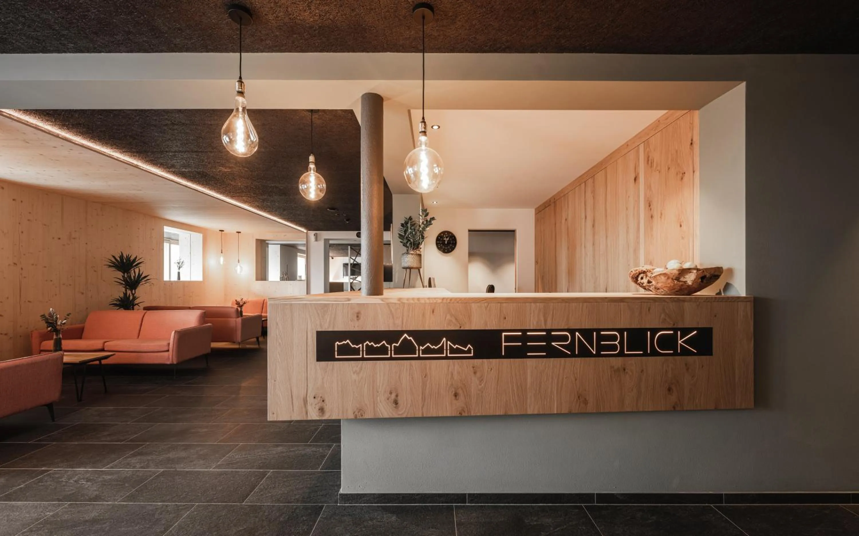 Lobby or reception in Hotel Fernblick