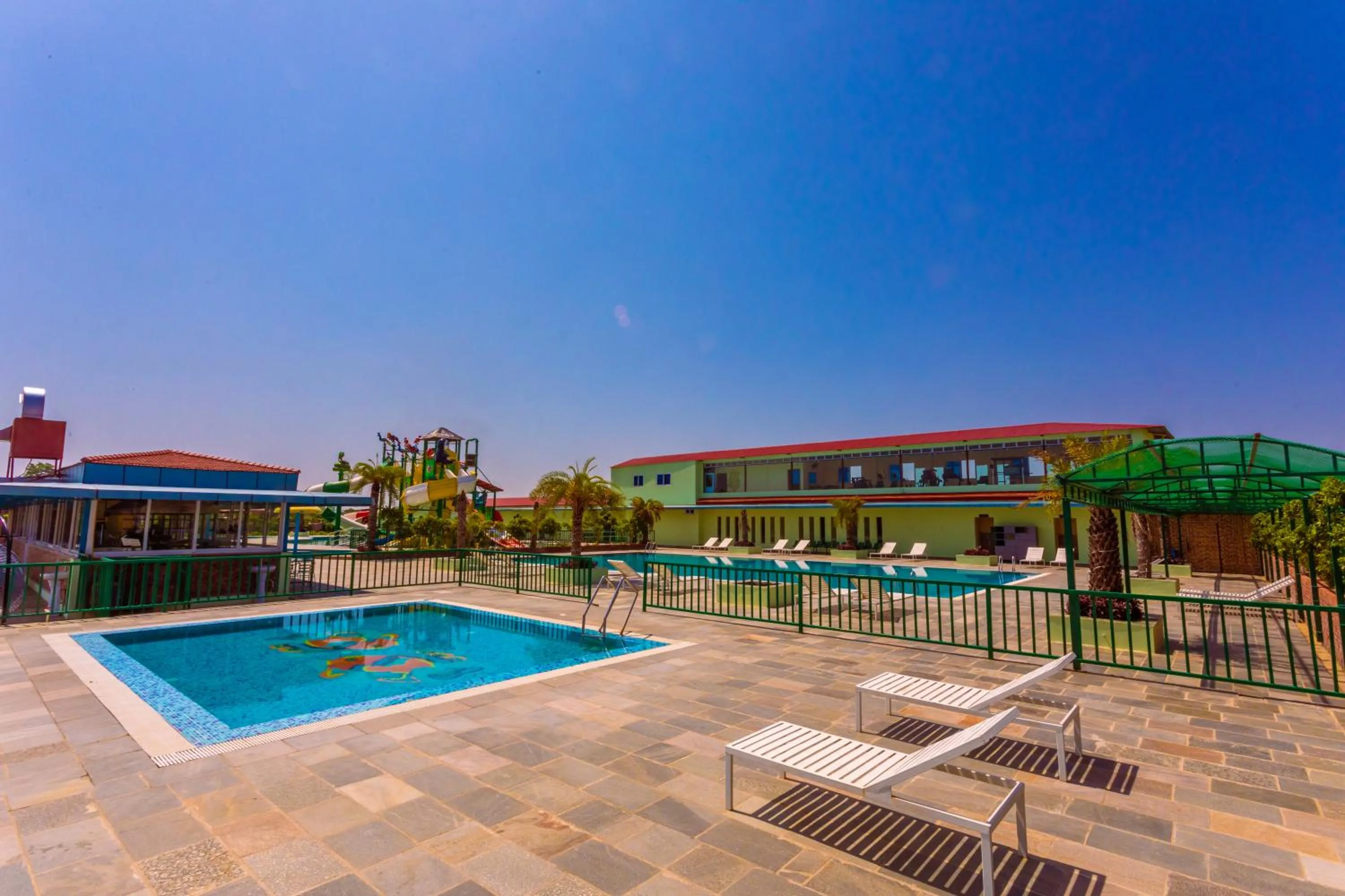 Swimming pool in Lumbini Green Resort