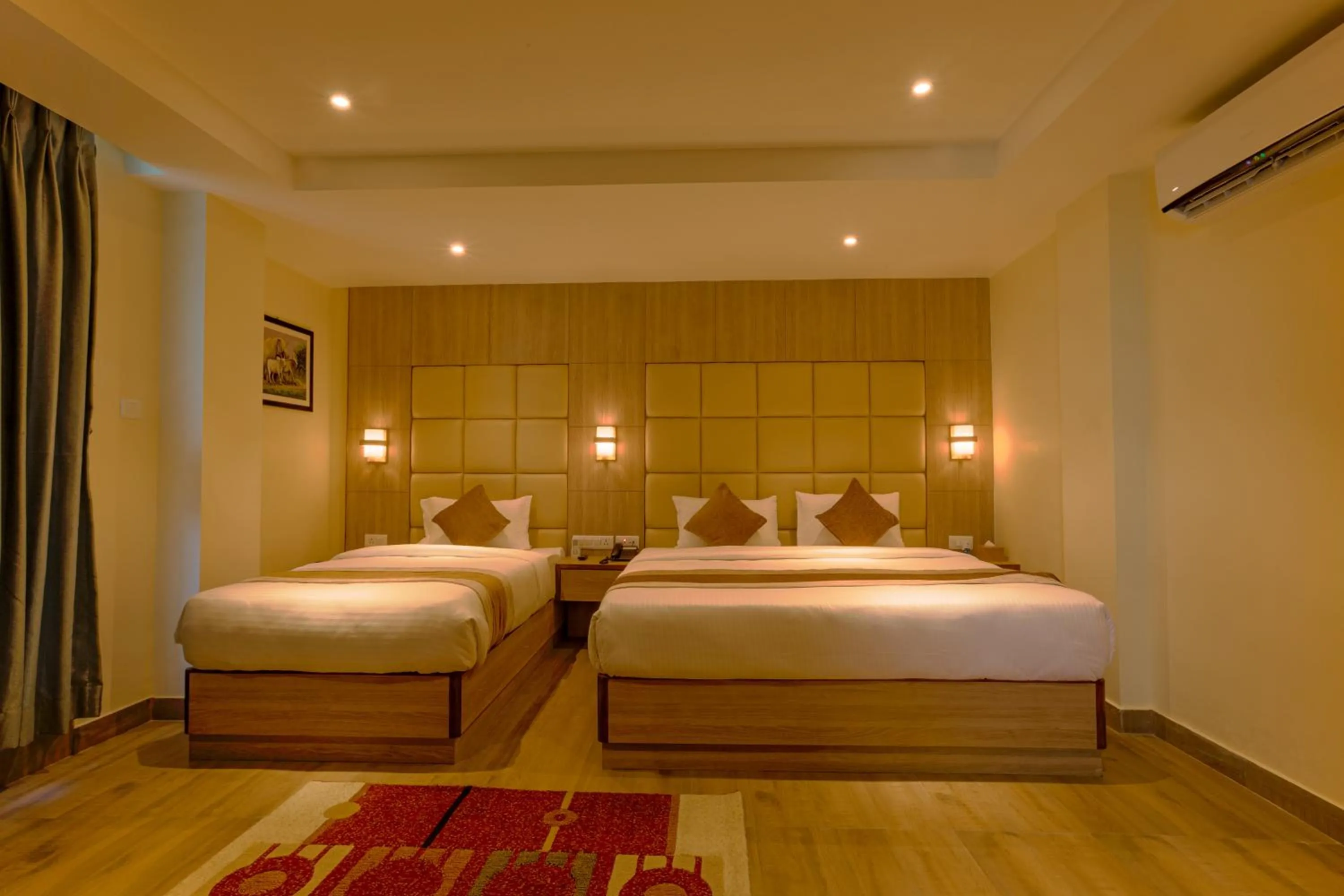 Bedroom in Lumbini Green Resort