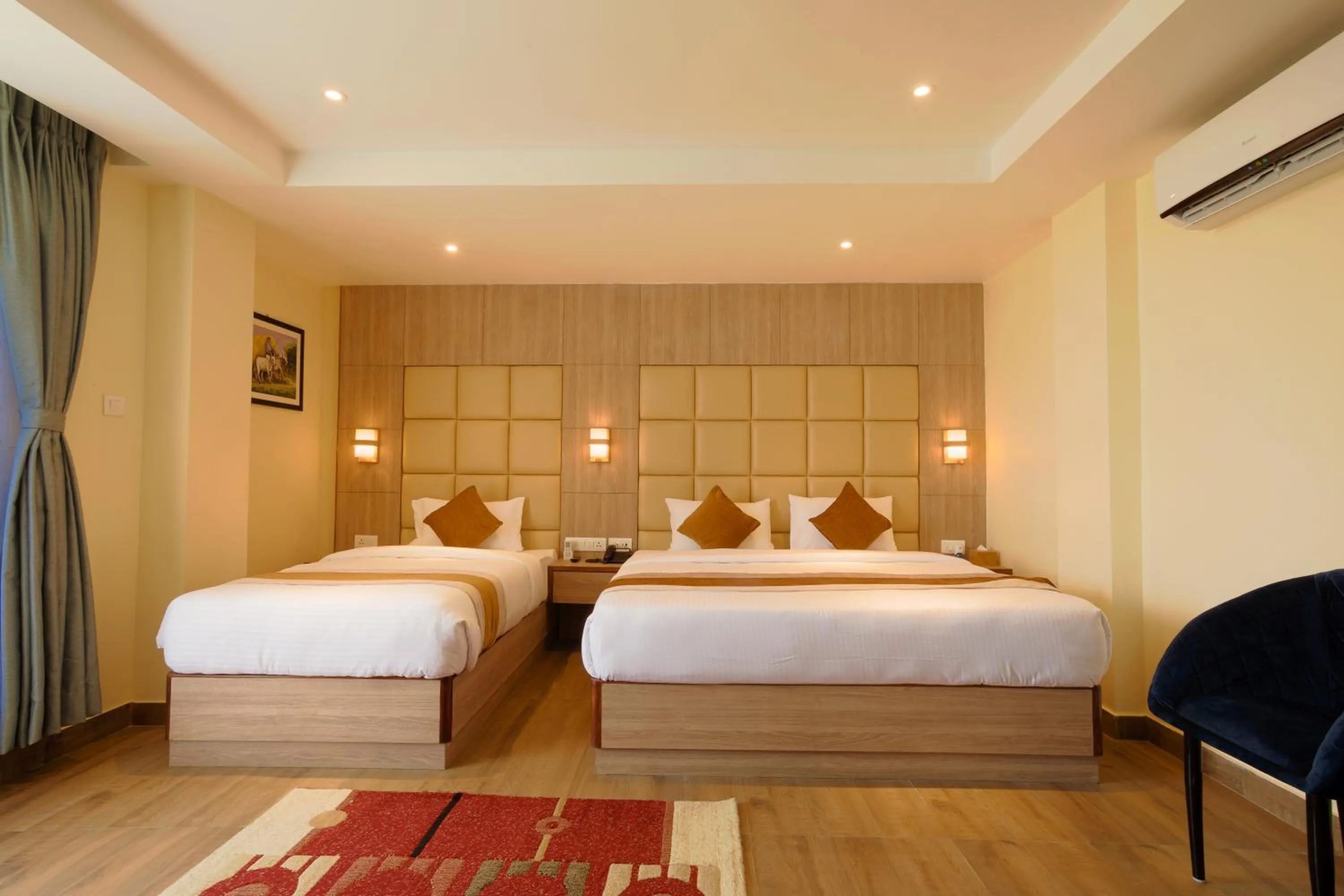 Bed in Lumbini Green Resort