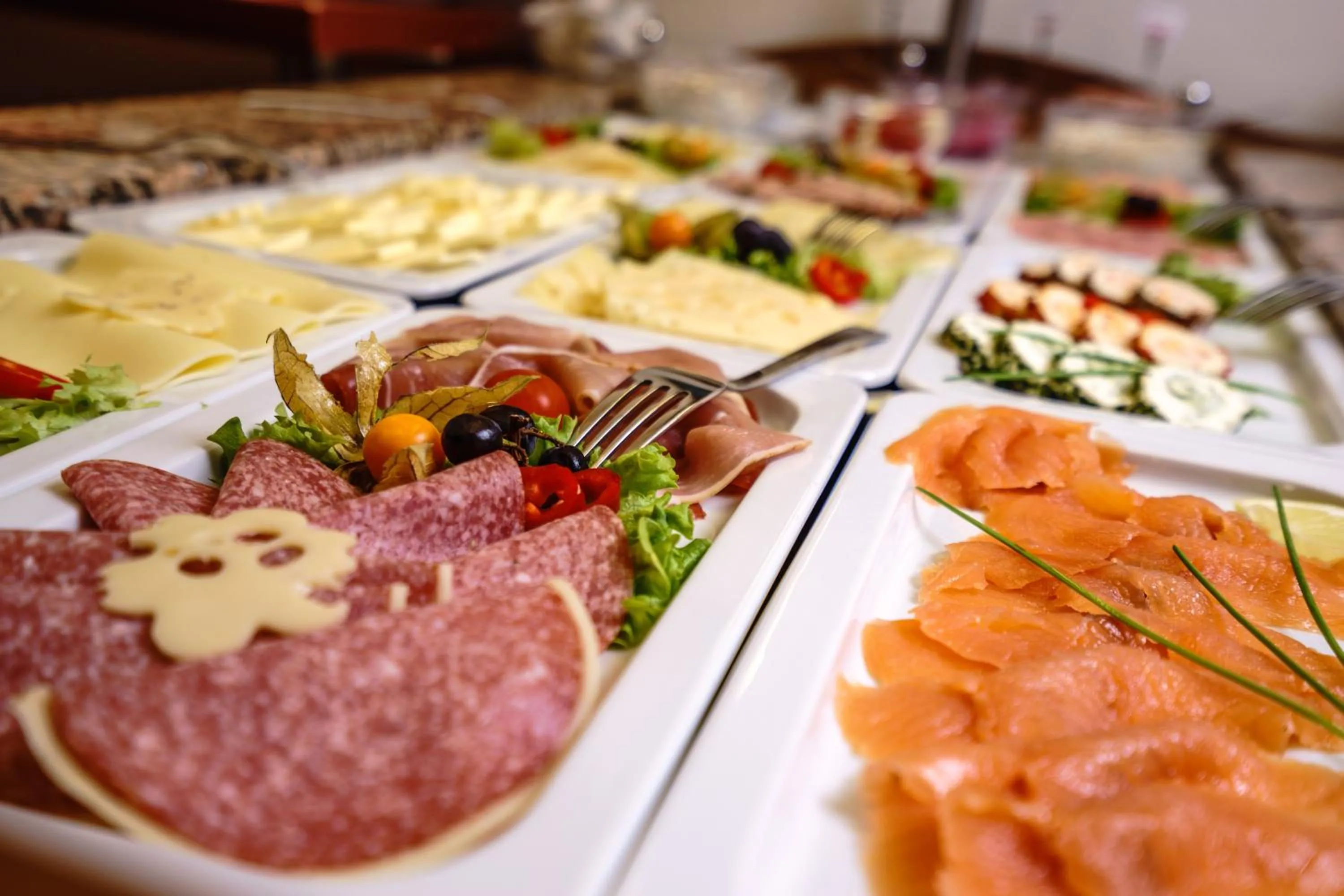 Buffet breakfast in Parkhotel Pyrmont