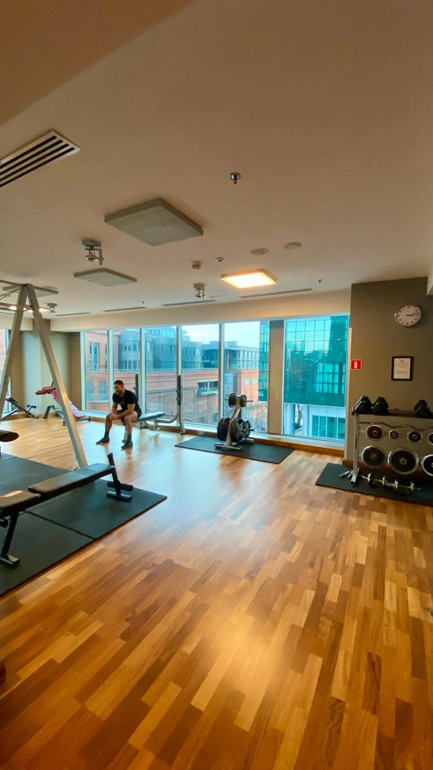 Fitness centre/facilities in Andersia Hotel & Spa Poznan, a member of Radisson Individuals