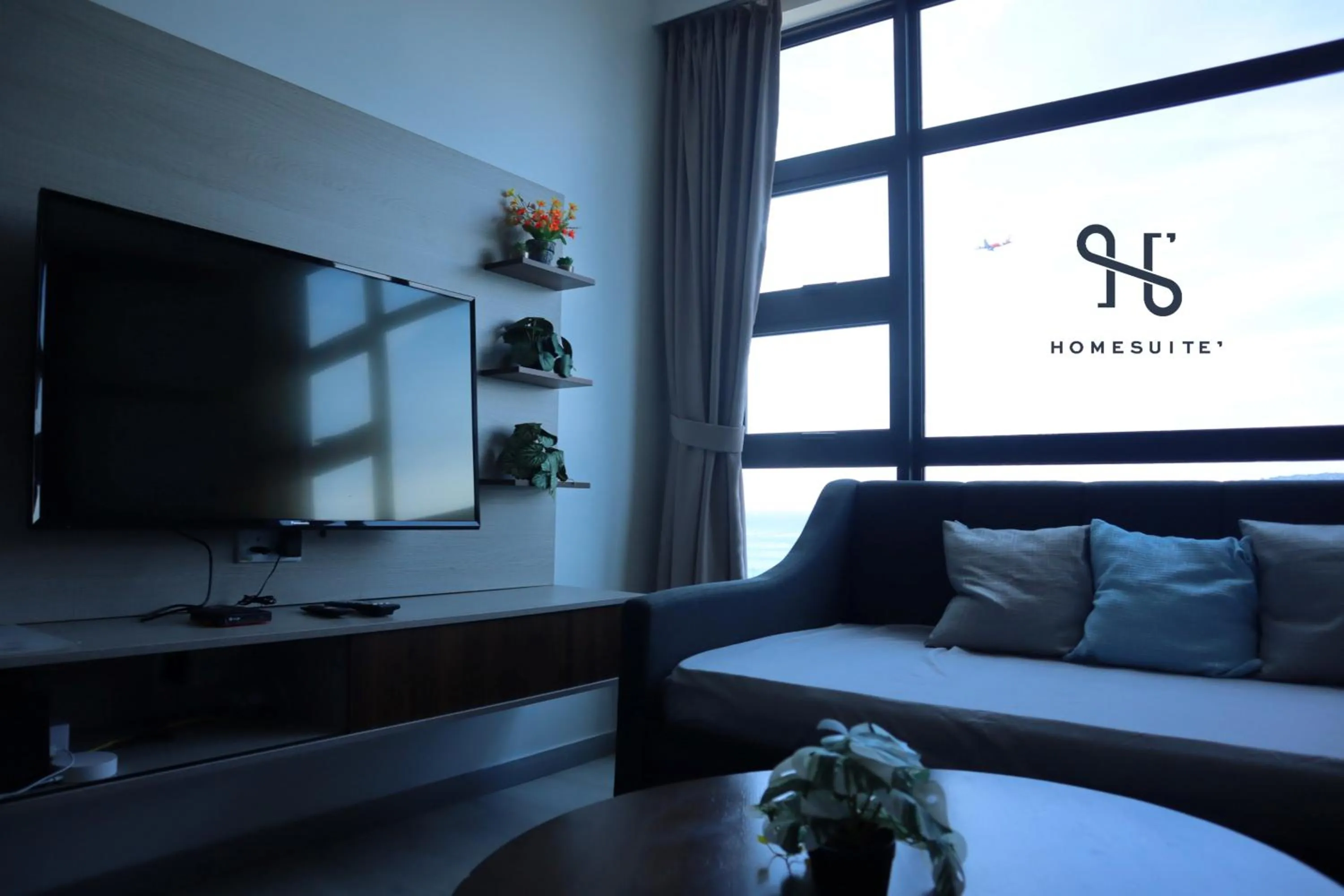 Living room in Homesuite' Home at Jesselton Quay