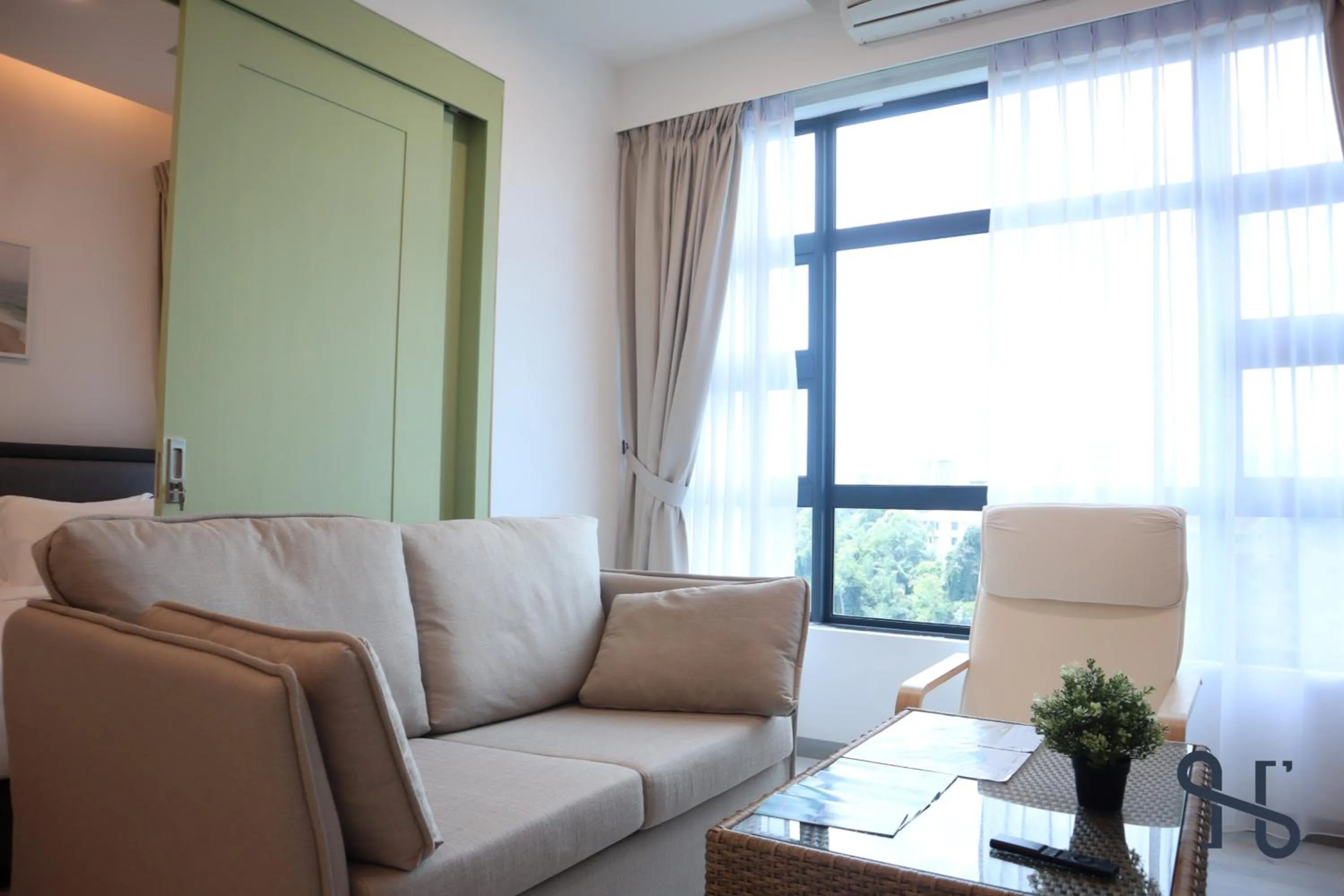 Living room in Homesuite' Home at Jesselton Quay