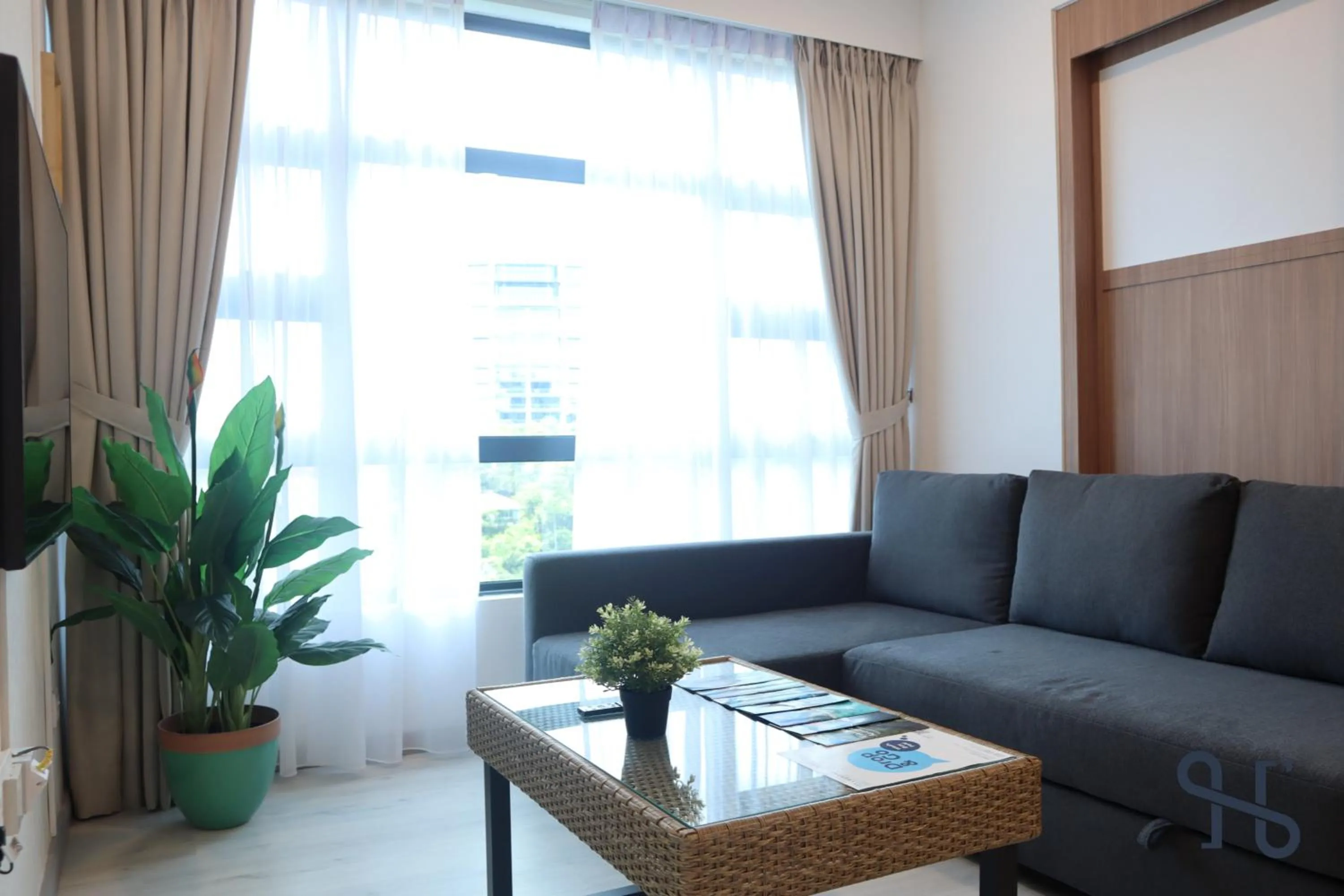 Living room in Homesuite' Home at Jesselton Quay