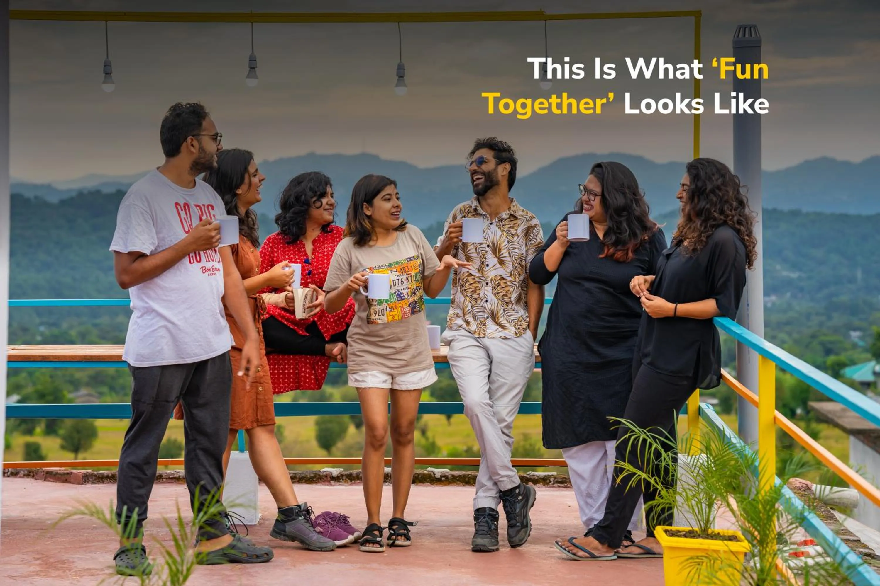 People in goSTOPS Bir, Landing Site