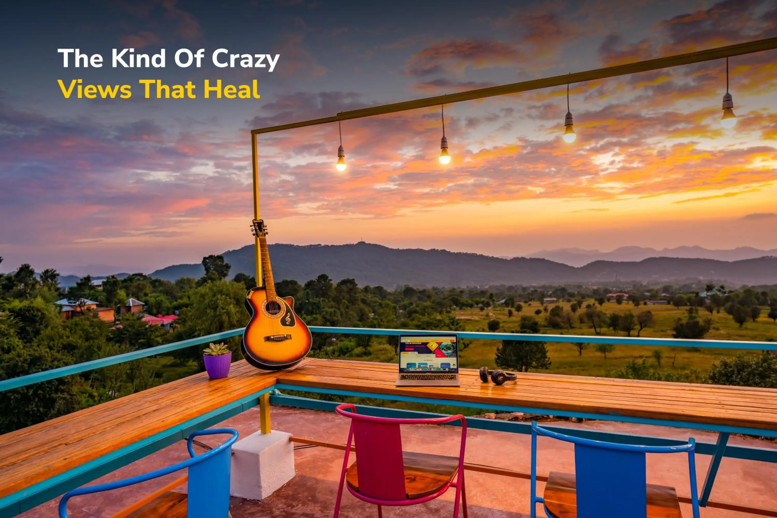 Mountain view in goSTOPS Bir, Landing Site