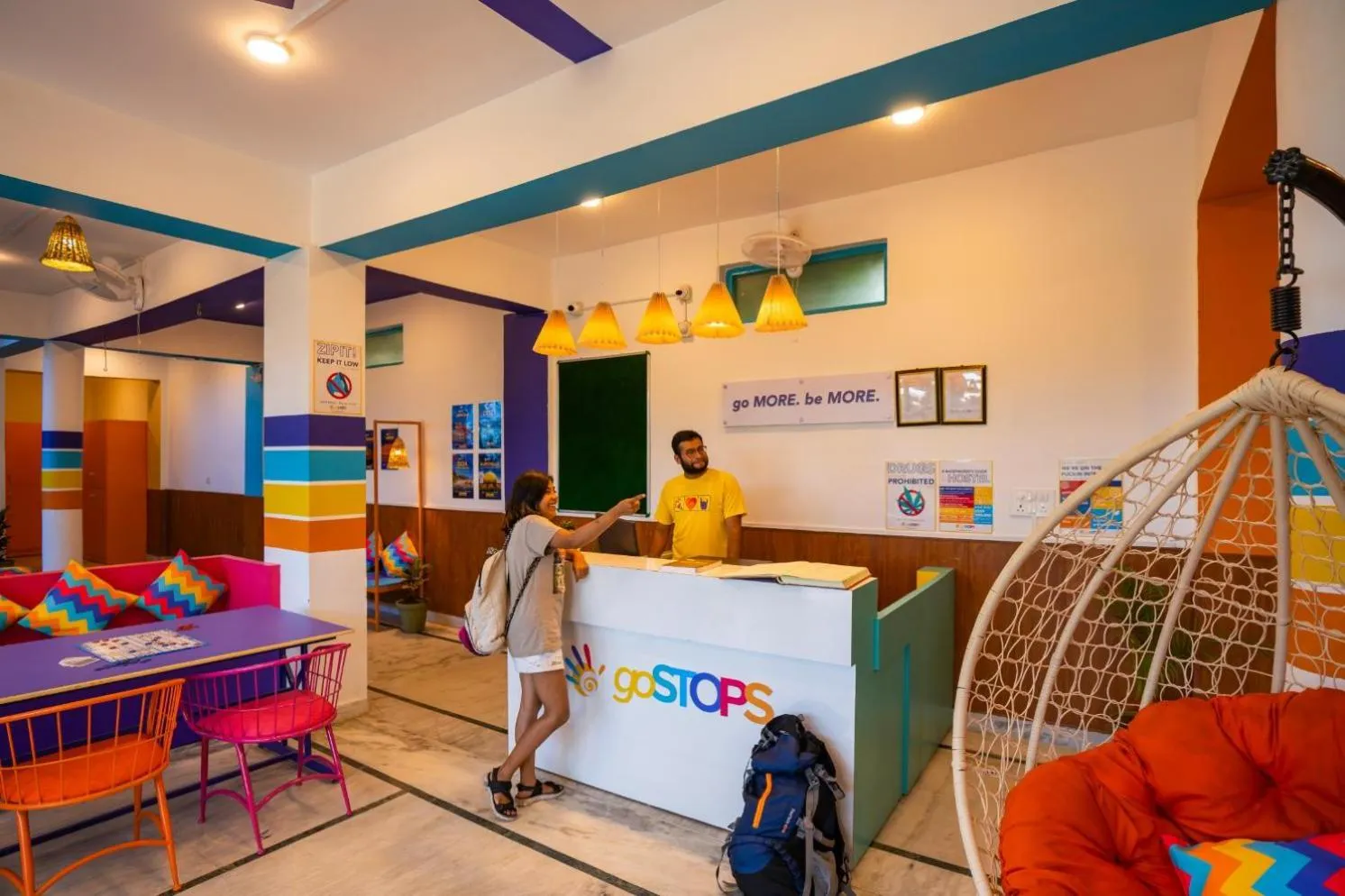 Lobby or reception in goSTOPS Bir, Landing Site