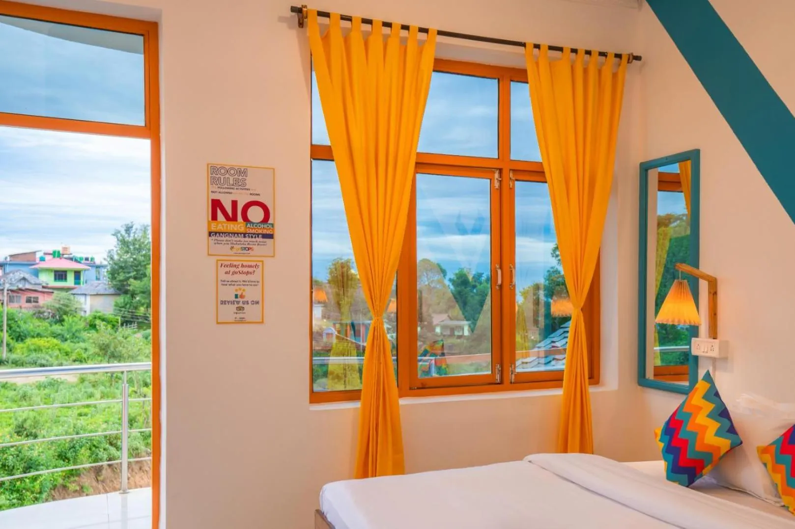 Bed in goSTOPS Bir, Landing Site