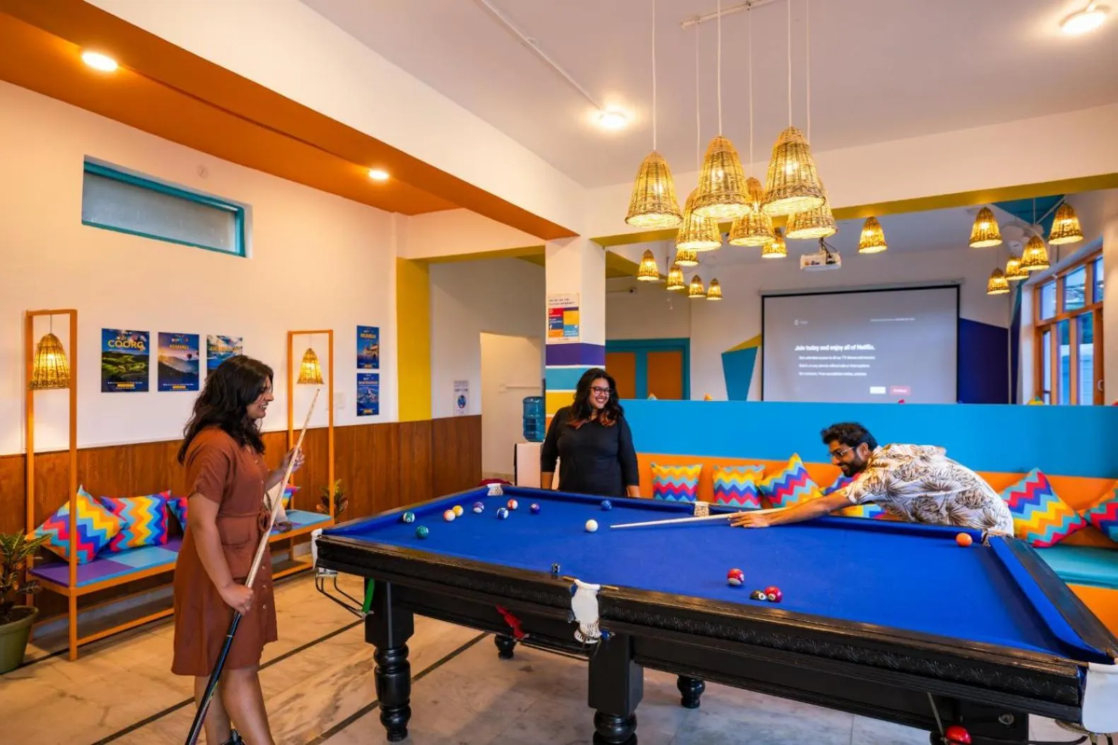 Billiard in goSTOPS Bir, Landing Site