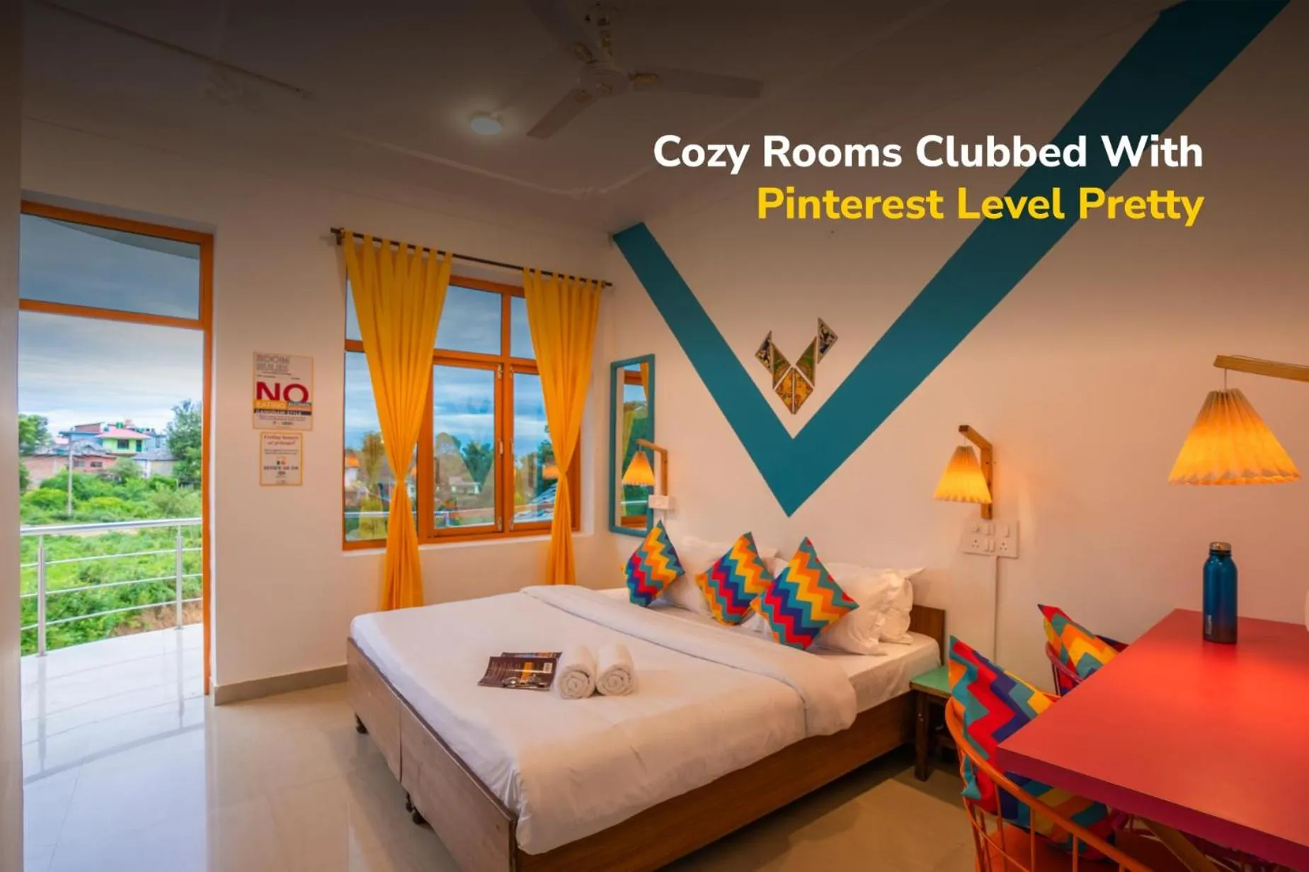 Bedroom, Bed in goSTOPS Bir, Landing Site