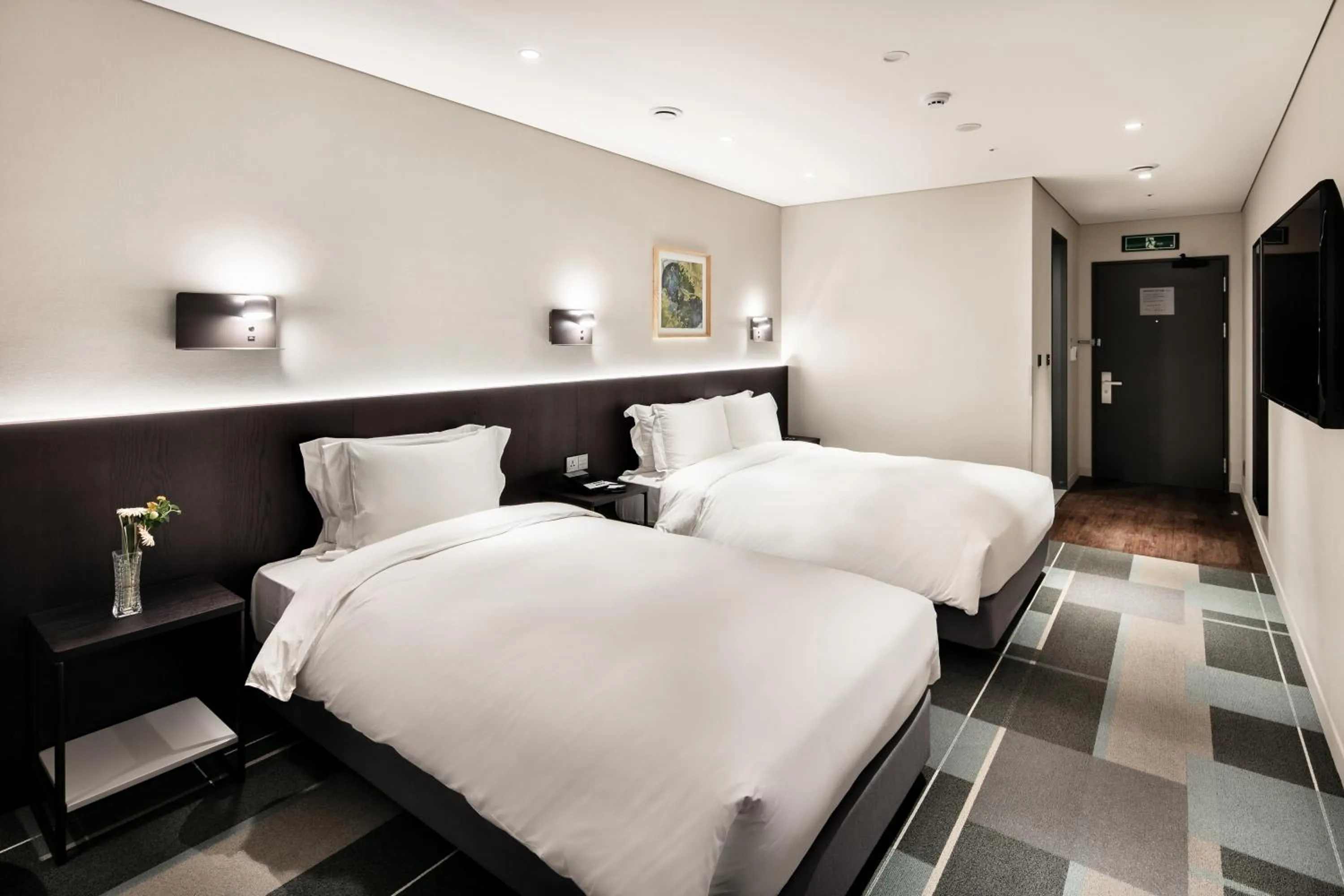 Bed in G3 Hotel Chungmuro