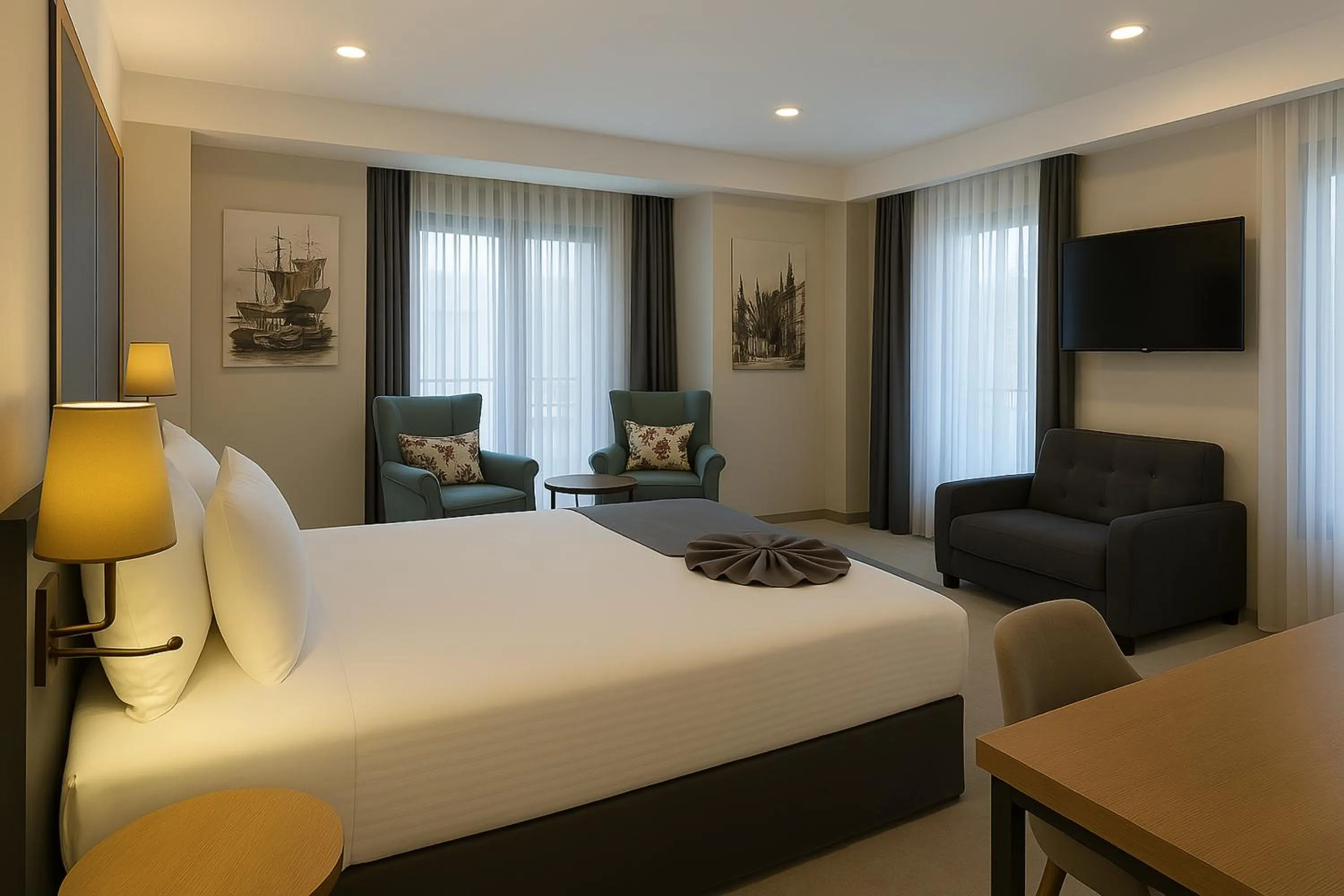 Bed in Imagine Istanbul - Sultanahmet