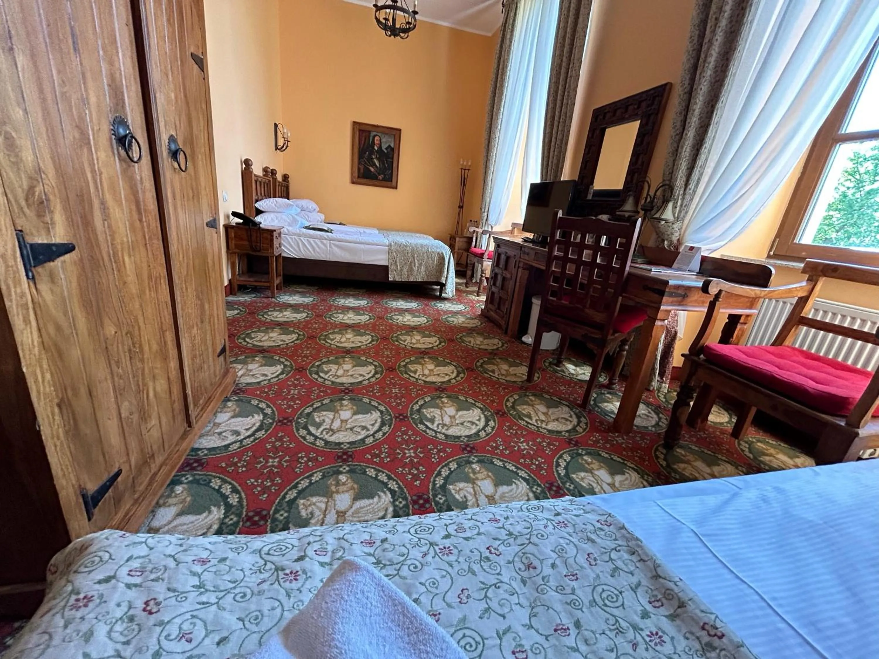 Photo of the whole room, Bed in Hotel Zamek Ryn