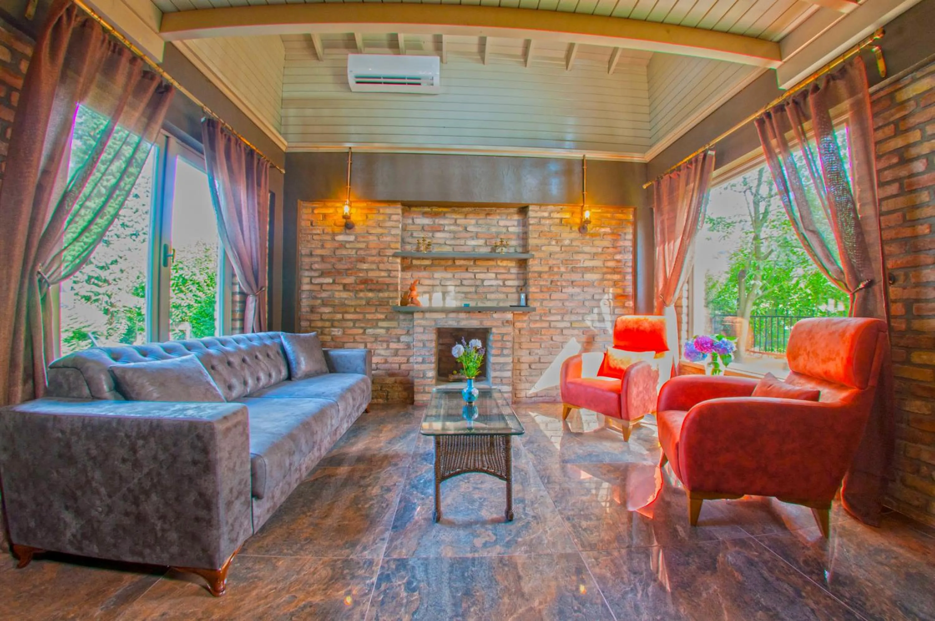 Living room in Villa Kirkpinar Sapanca