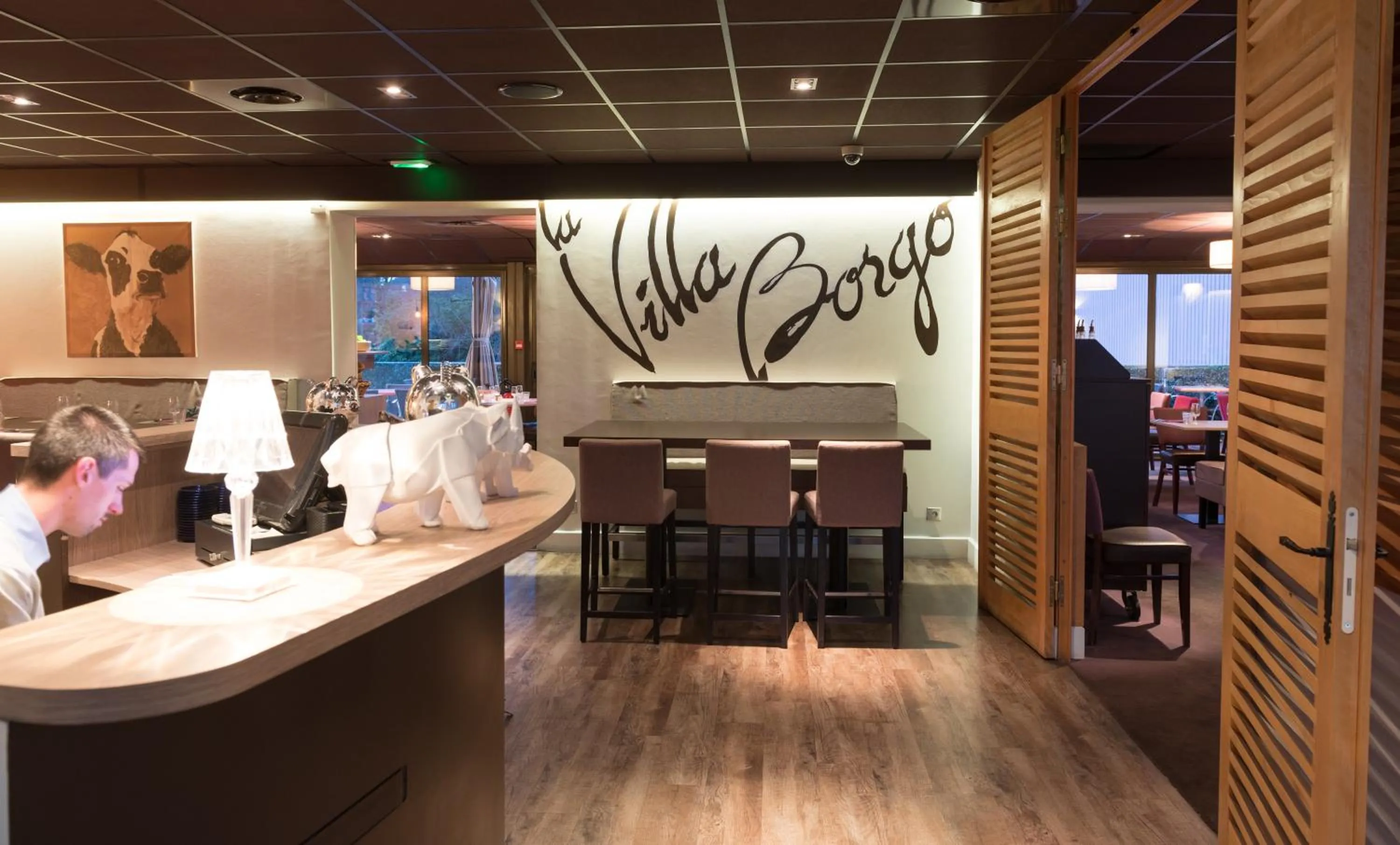 Lobby or reception in La Villa Borgo