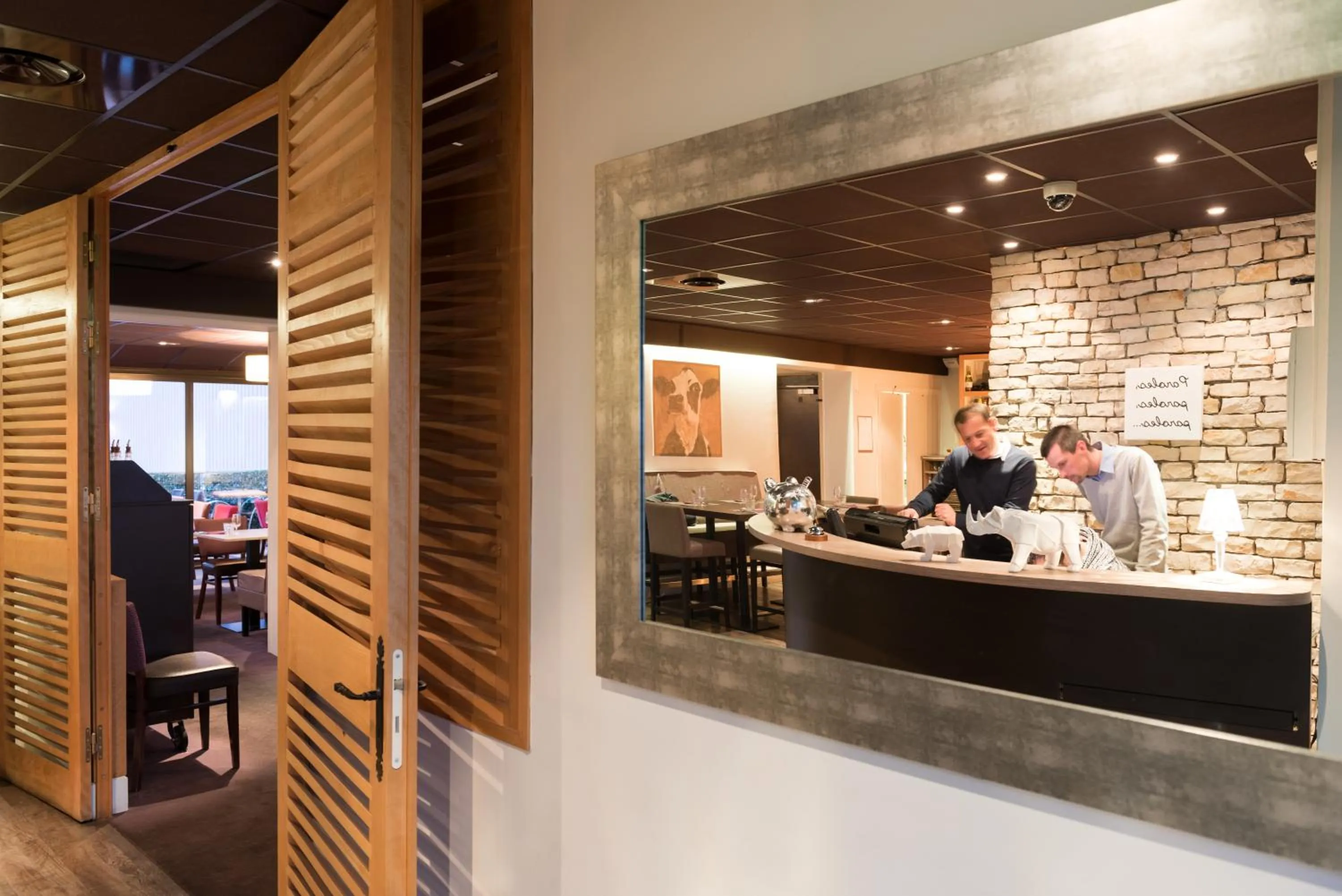 Lobby or reception in La Villa Borgo