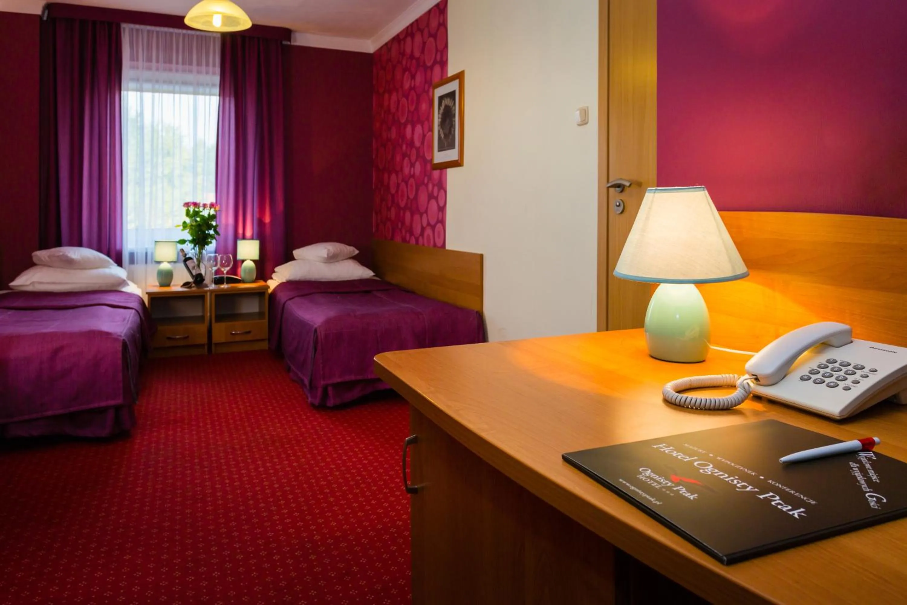 Bed in Hotel Ognisty Ptak