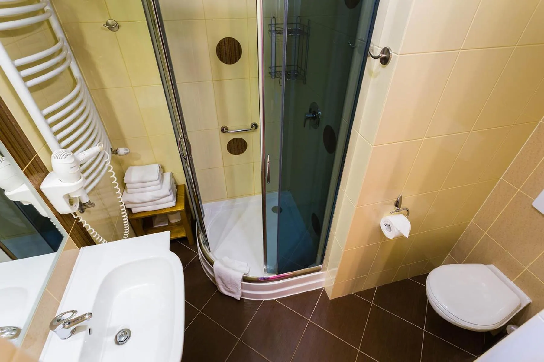 Shower in Hotel Ognisty Ptak