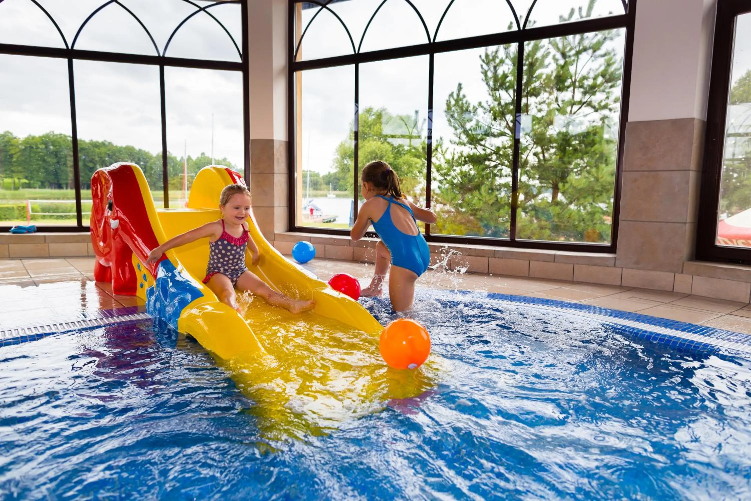 Aqua park in Hotel Ognisty Ptak