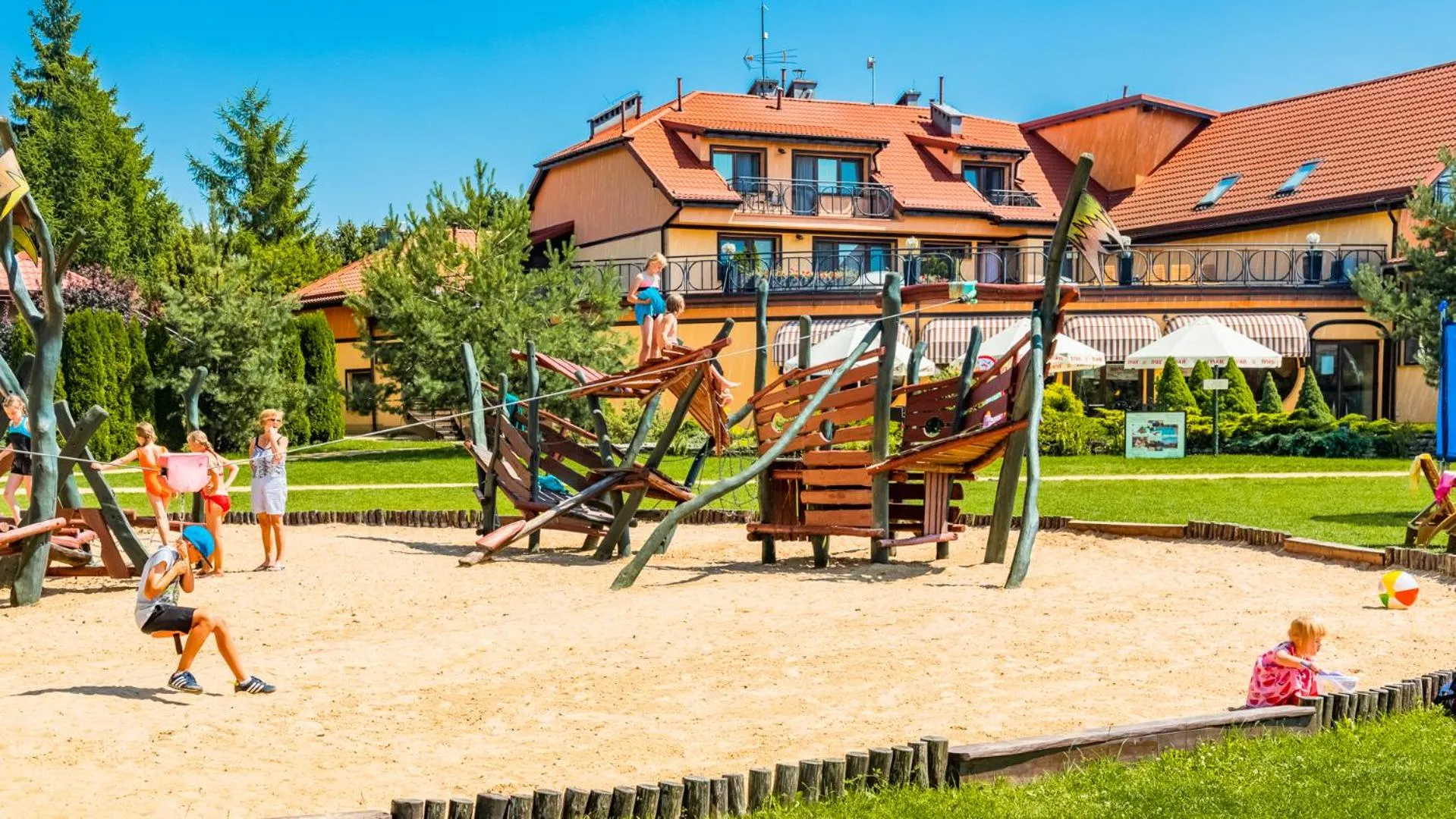 Children play ground in Hotel Ognisty Ptak