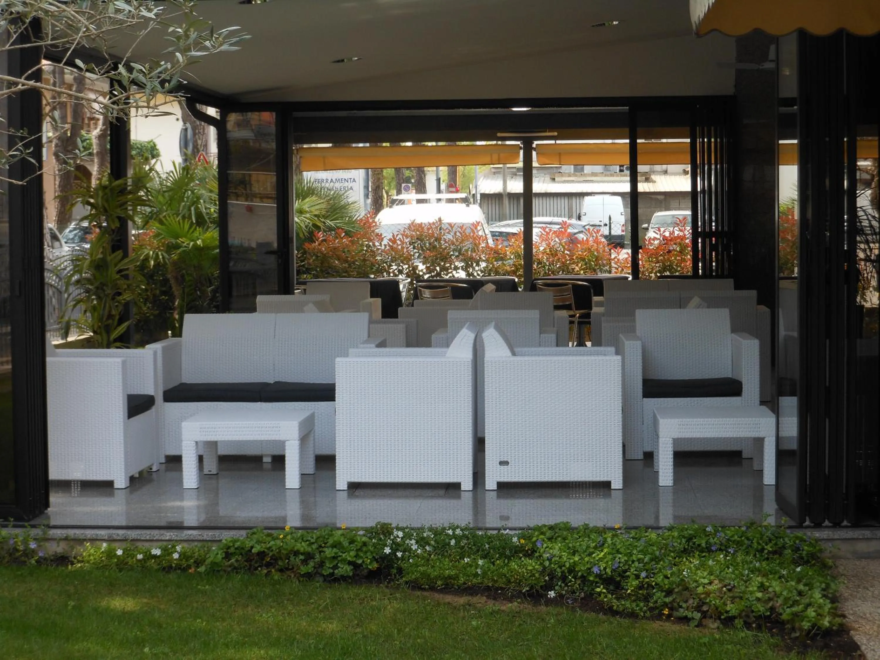 Patio in Hotel Jesolo Sand