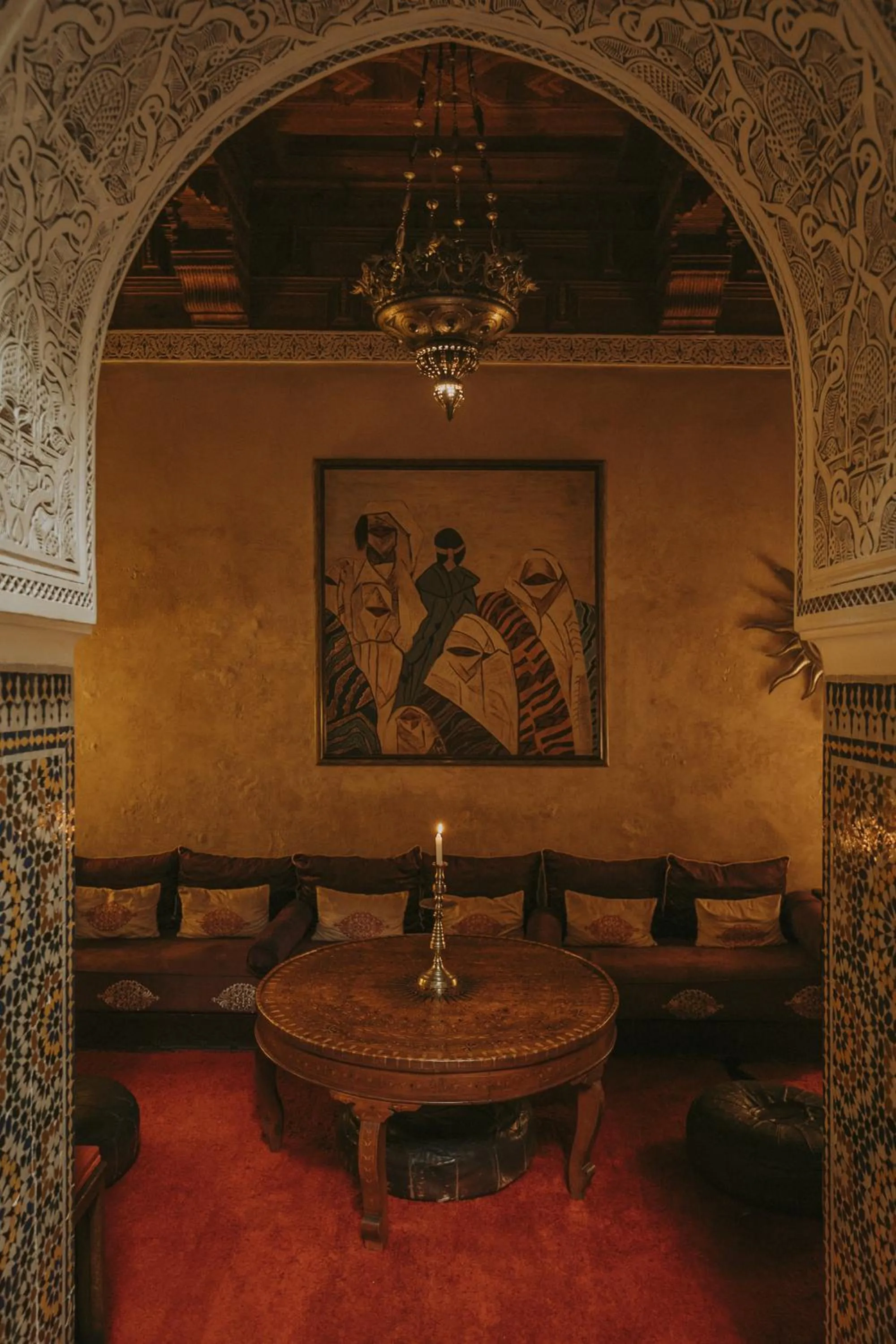 Living room in Riad Samsara