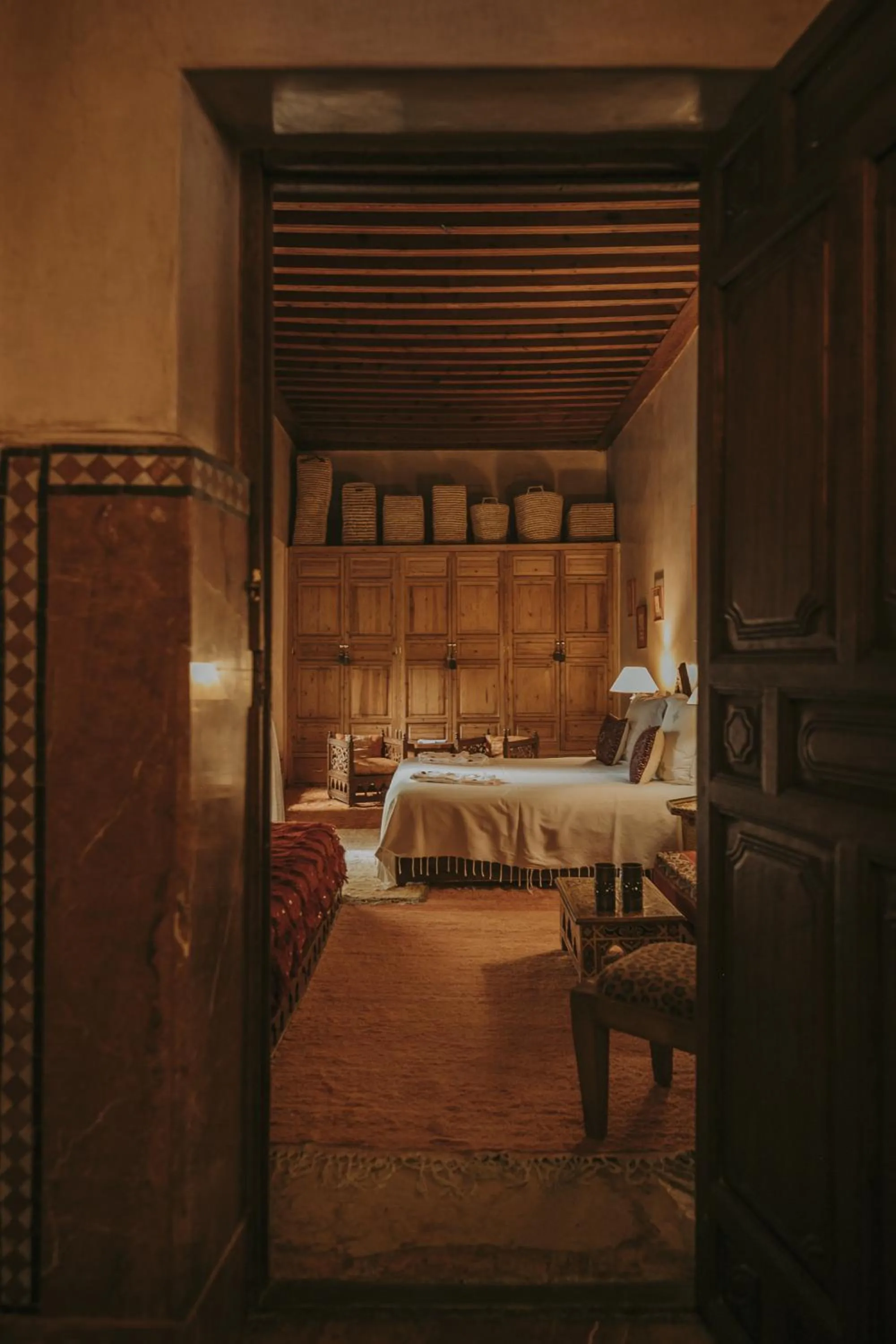 Bed in Riad Samsara
