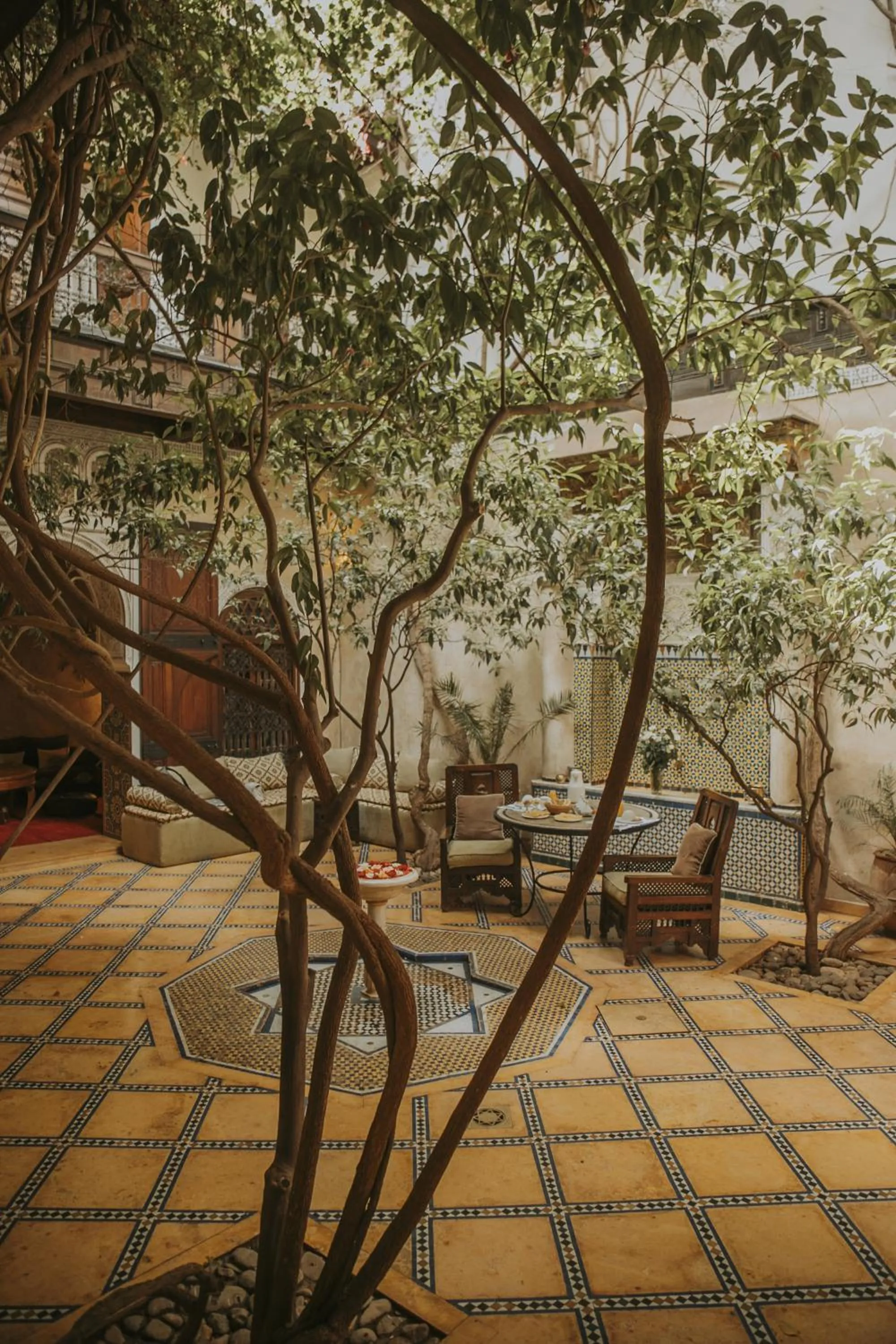 Patio in Riad Samsara