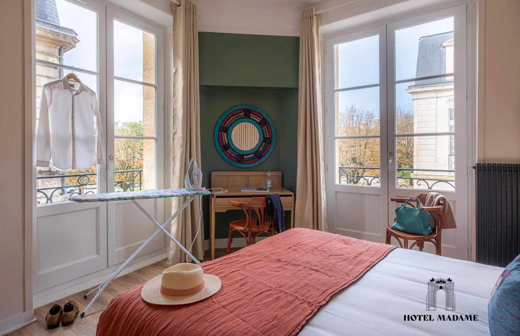 Bedroom, Bed in Hôtel Madame